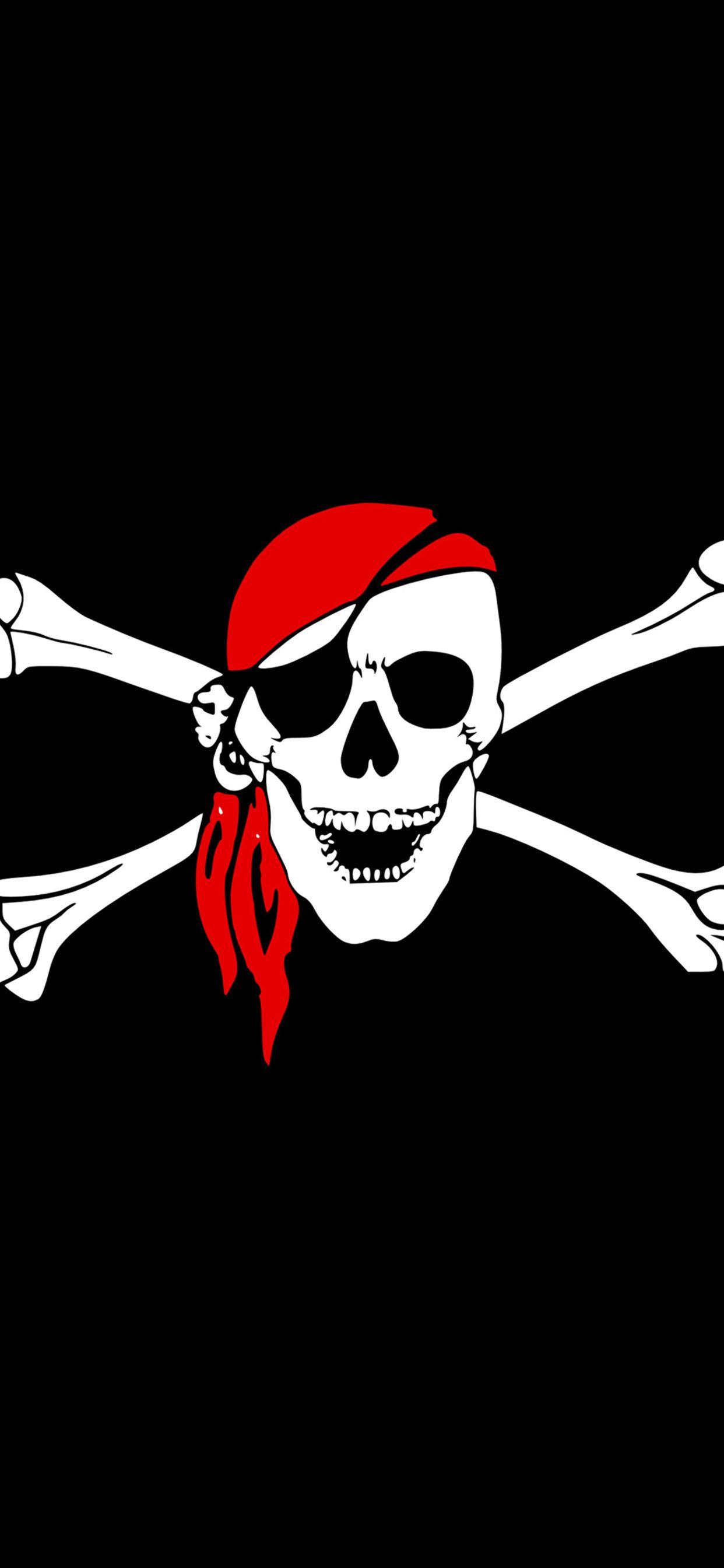 1242x2688 Pirate Flag Skull iPhone XS MAX HD 4k Wallpaper, Image