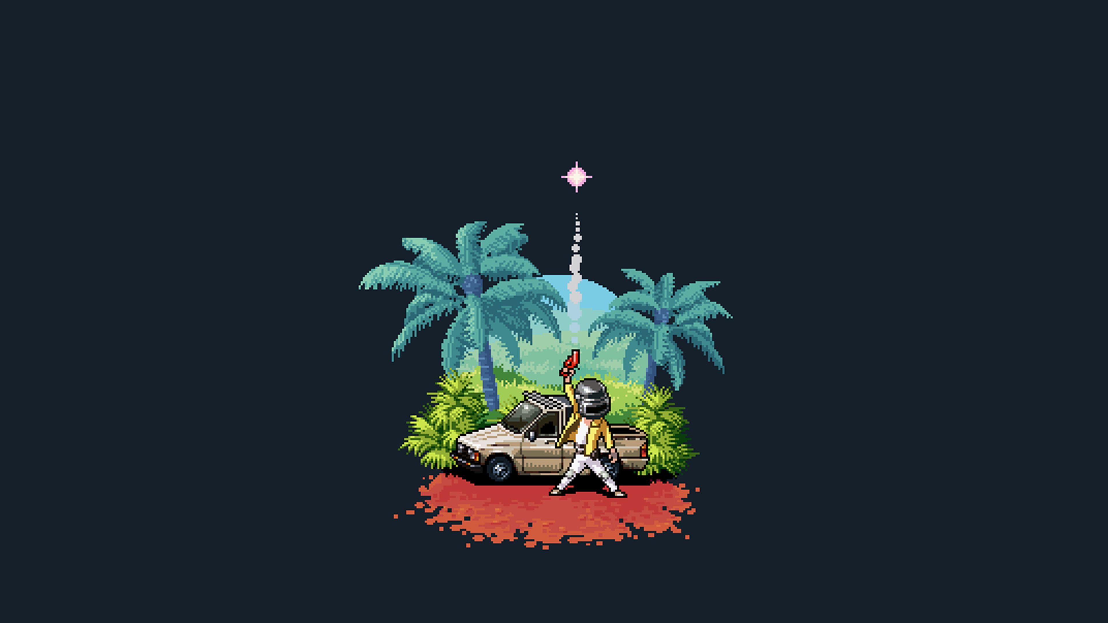 3840x2160 Pubg Pixel Art 4k, HD Games, 4k Wallpaper, Image, Background