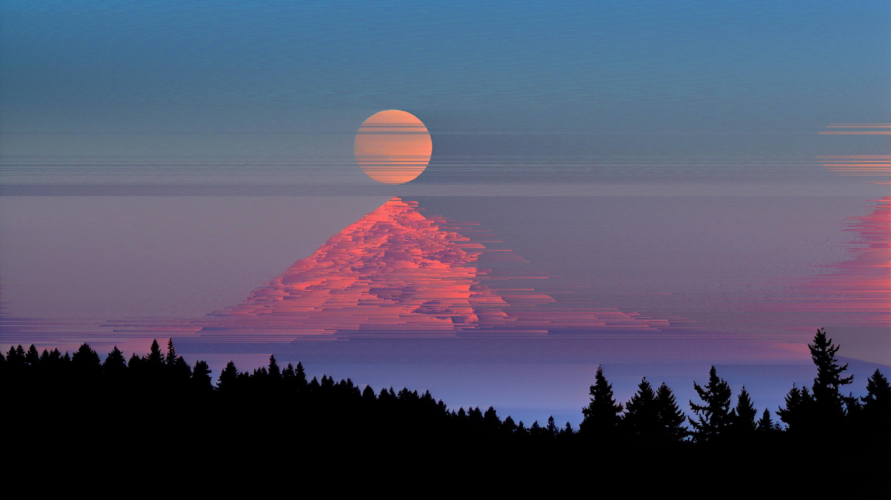 2880x1618 Pixel Art Desktop Background