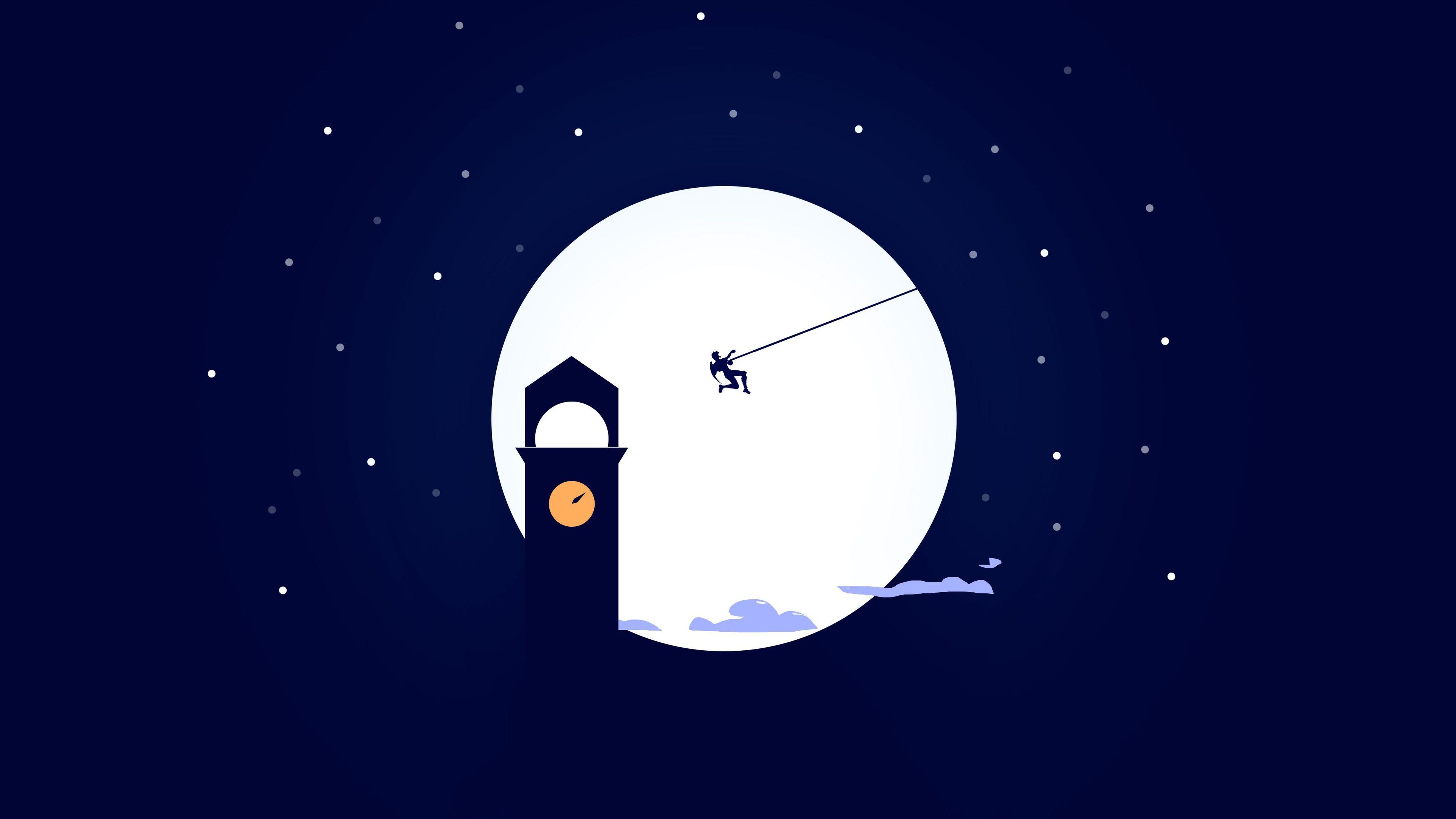 3840x2160 Wallpaper 4k Fortnite Minimal Clock Tower 4k 4k Wallpaper, Artist
