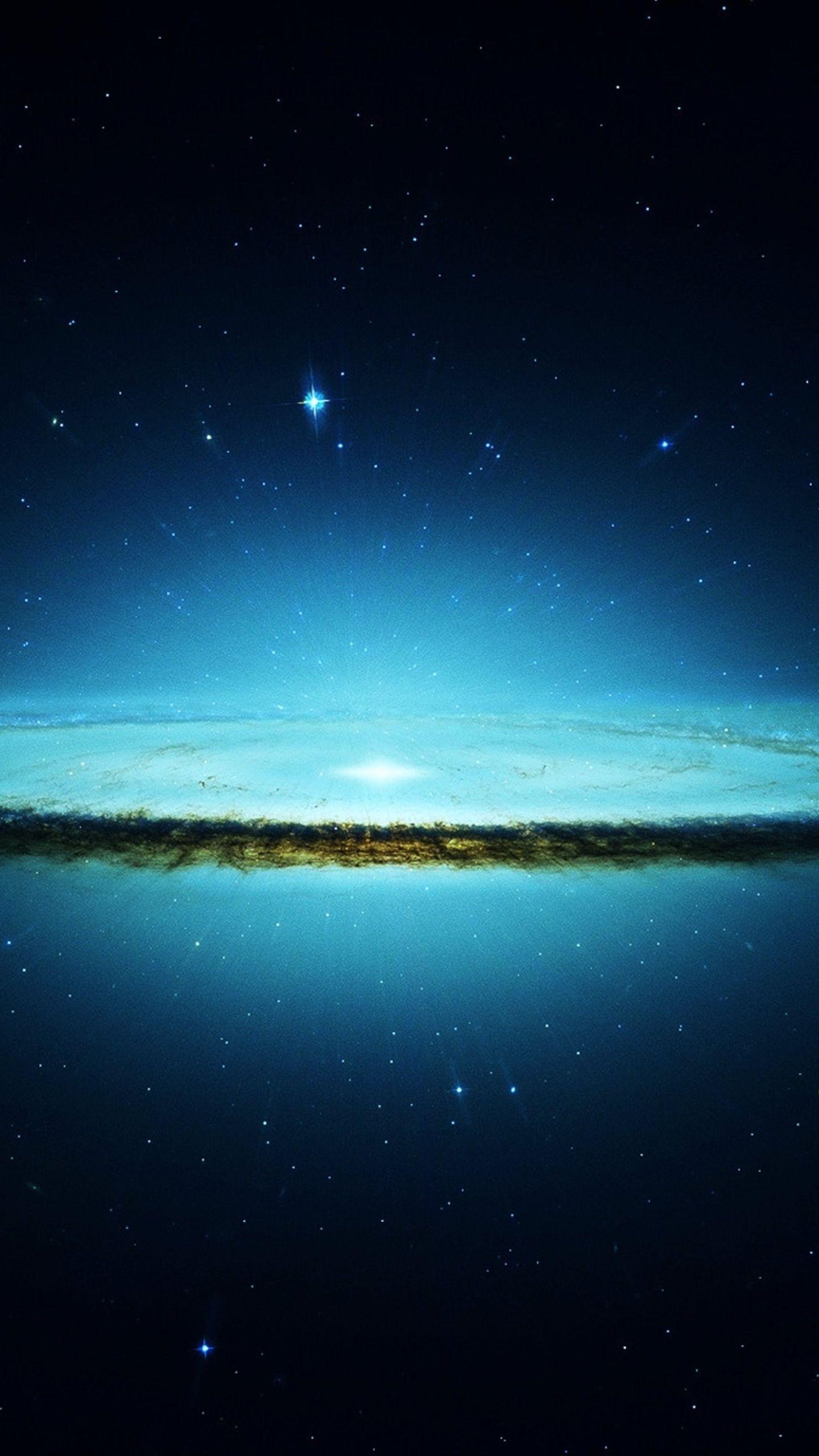 1440x2560 Space Galaxy Cyan Stars 4k Samsung Galaxy S S7 , Google