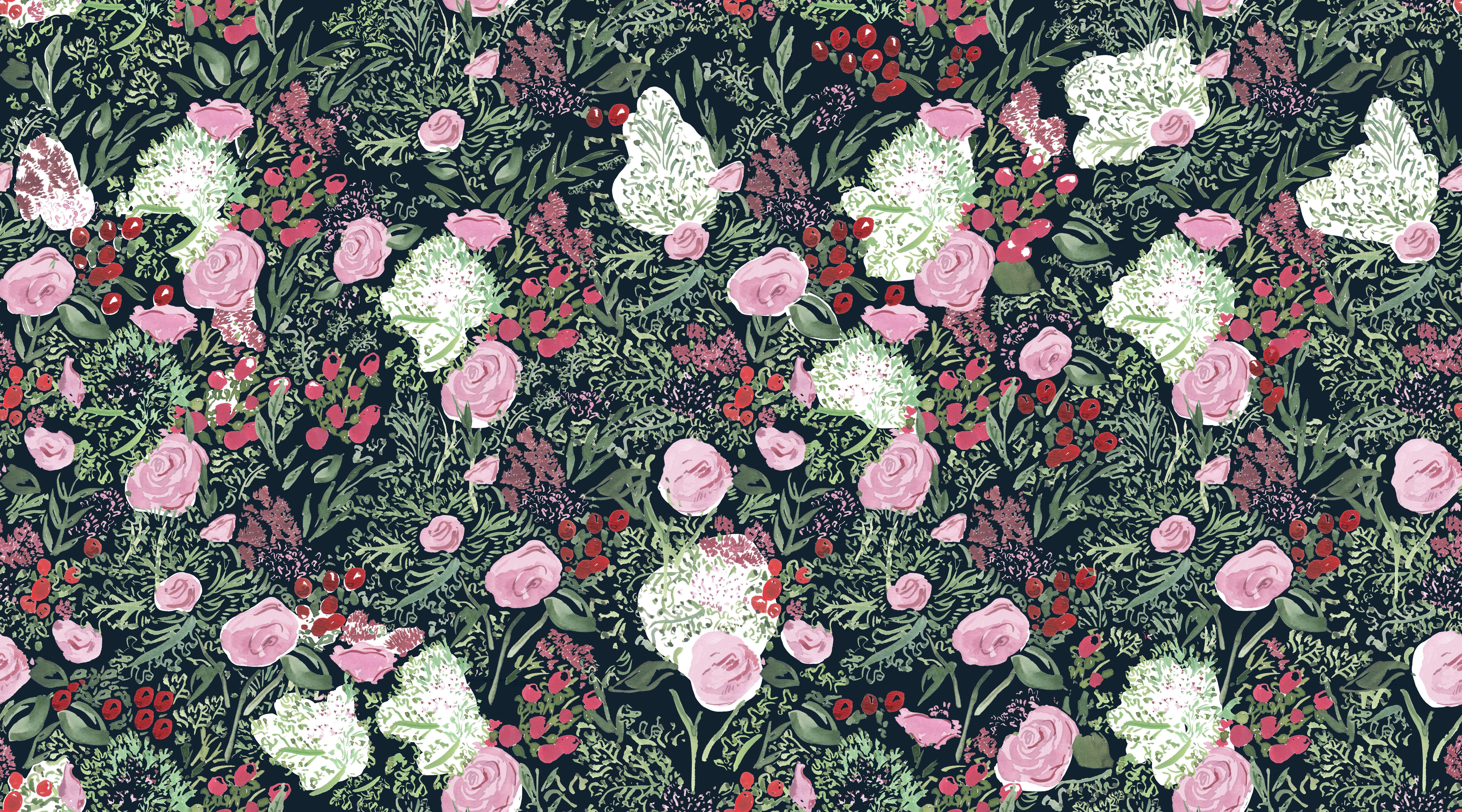 8100x4500 See the First Wallpaper Collection of This John Derian–Approved