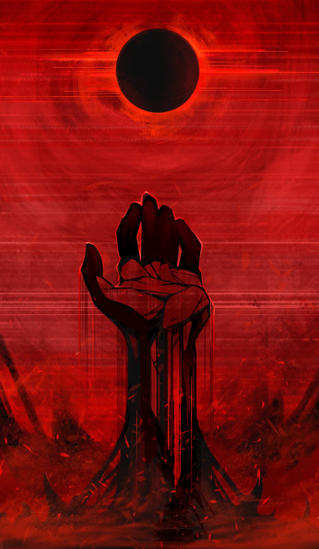 1248x2147 Berserk Wallpaper Phone God Hand Art