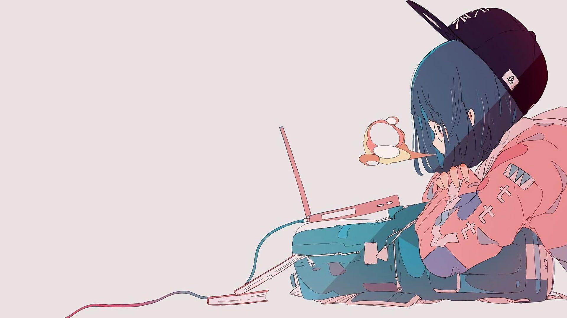 Cool Anime Girl Laptop Wallpapers Top Free Cool Anime Girl Laptop Backgrounds Wallpaperaccess