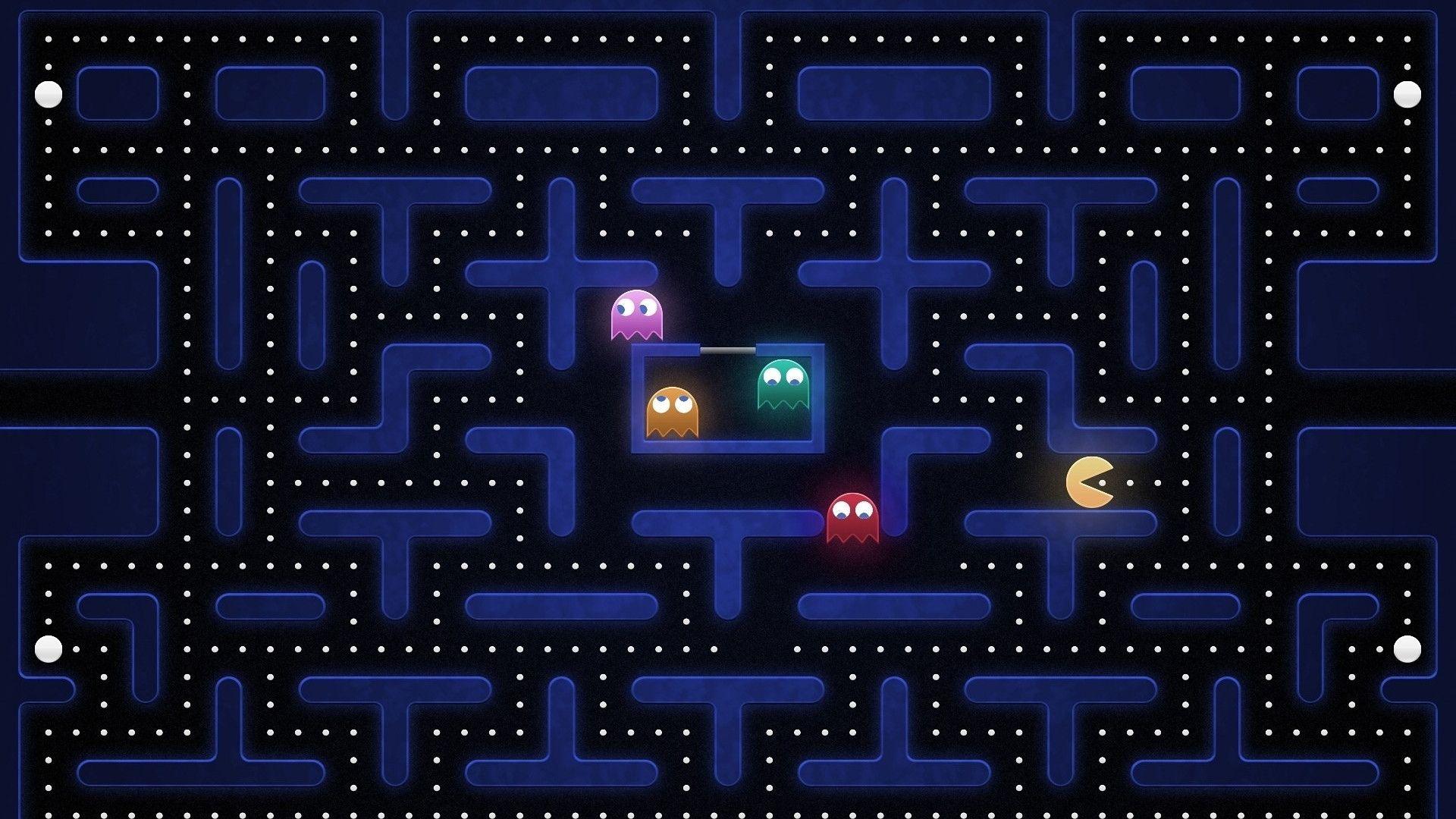 1920x1080 Pacman Background