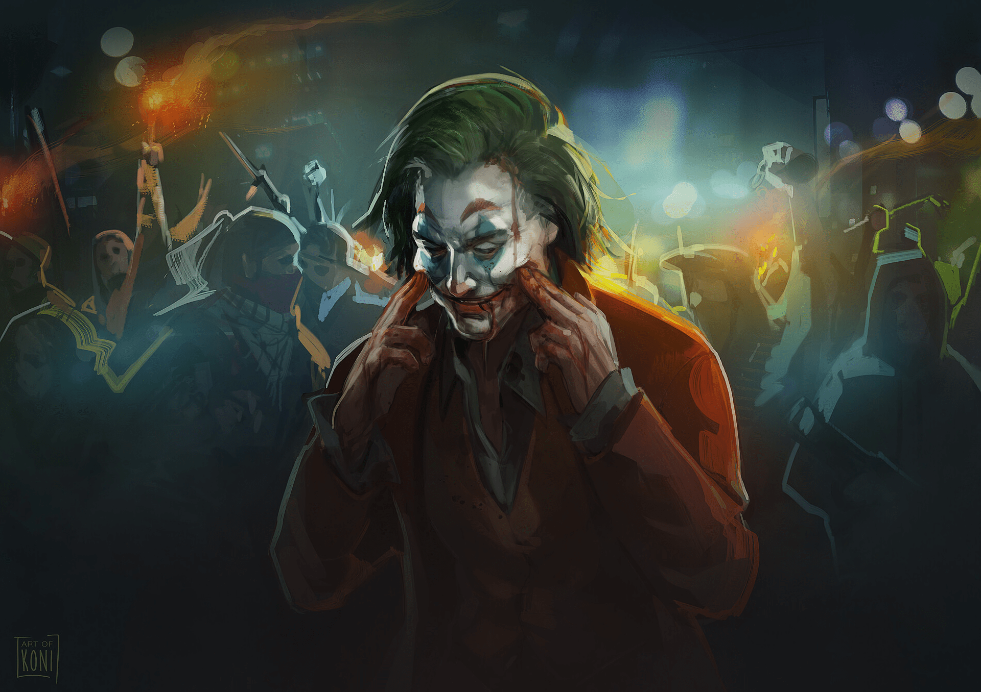 1920x1356 Wallpaper of DC, Comics, Joker, Amandine GIRARD background & HD image