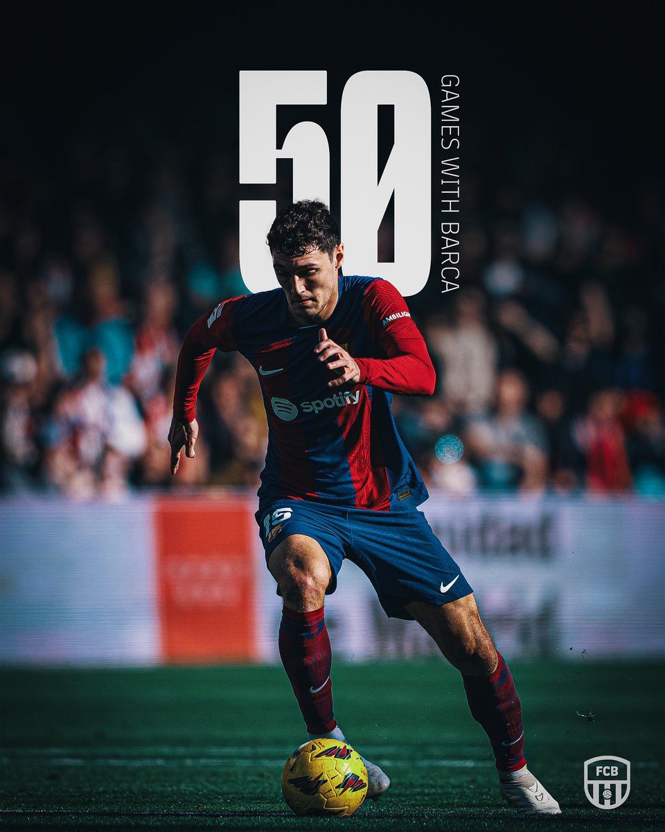 960x1200 ❗Official: Andreas Christensen reaches 50 matches with FC Barcelona! ⭐