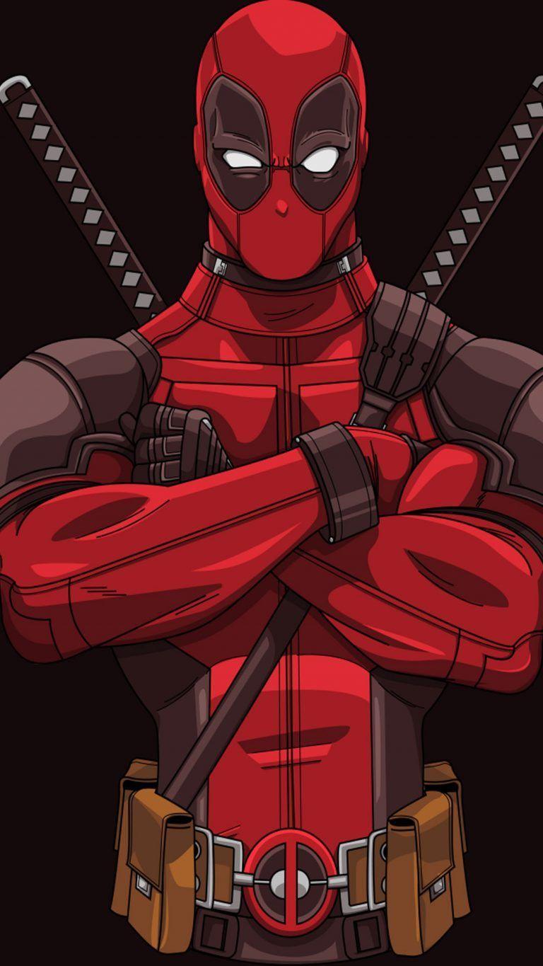 768x1365 Deadpool 2 Artwork Minimal. Deadpool wallpaper, Deadpool comic