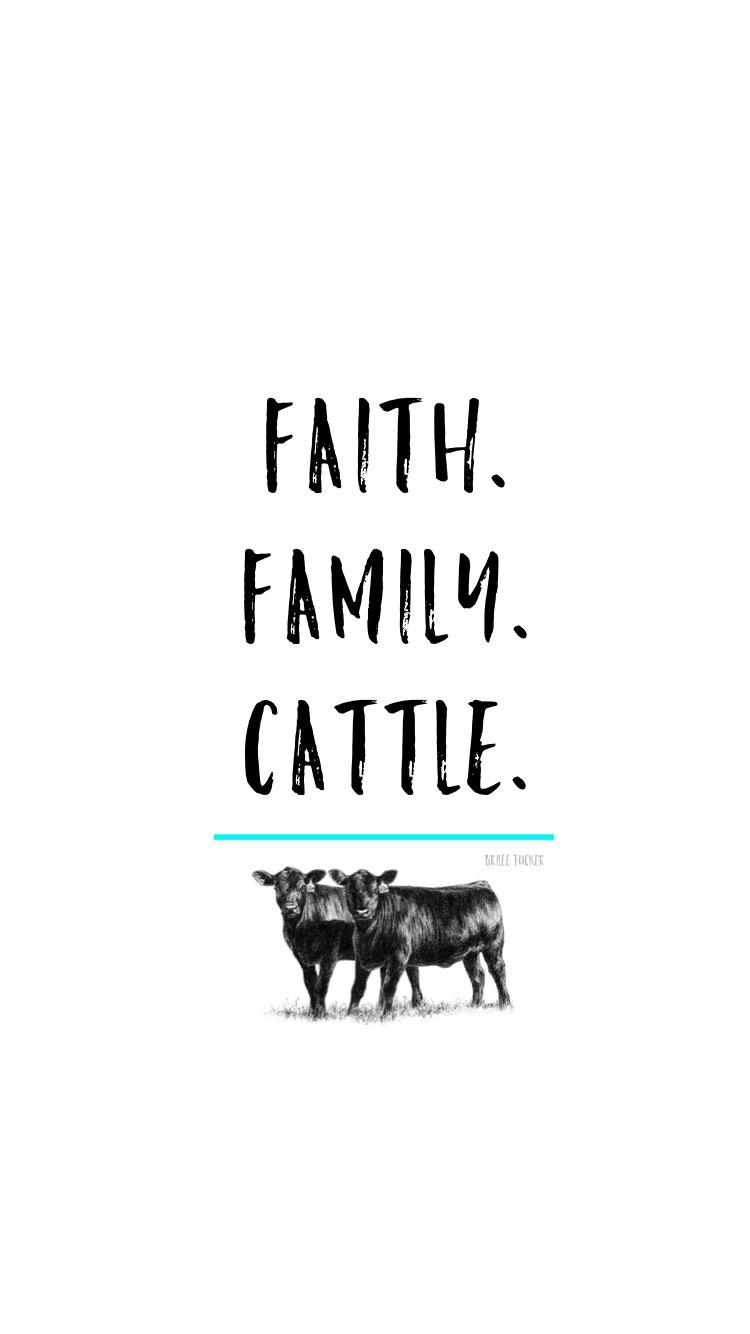 750x1334 IPhone Faith Family Cattle Angus Cow Wallpaper Wp4406300