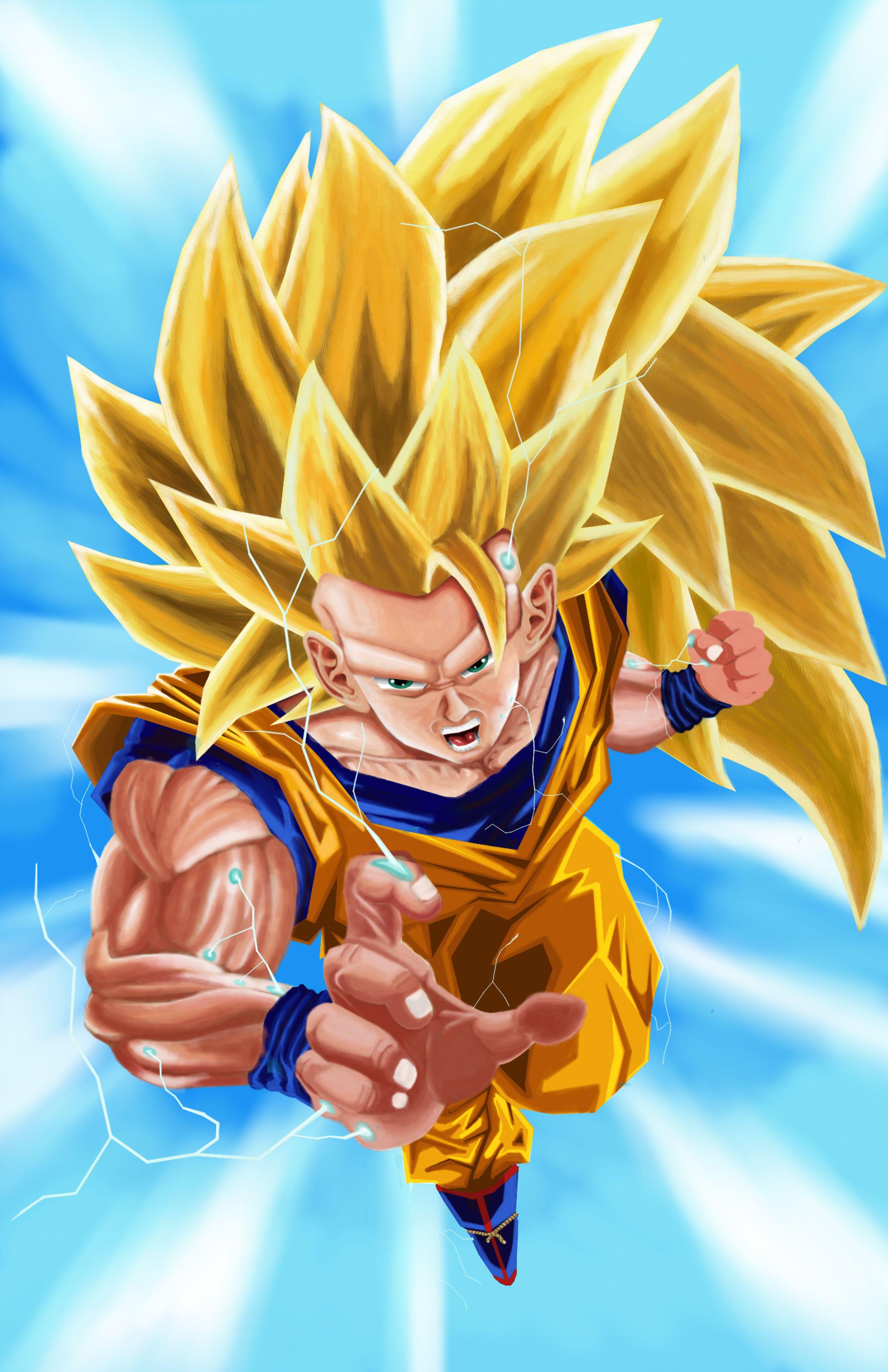 Goku Ss3 Wallpapers Top Free Goku Ss3 Backgrounds Wallpaperaccess