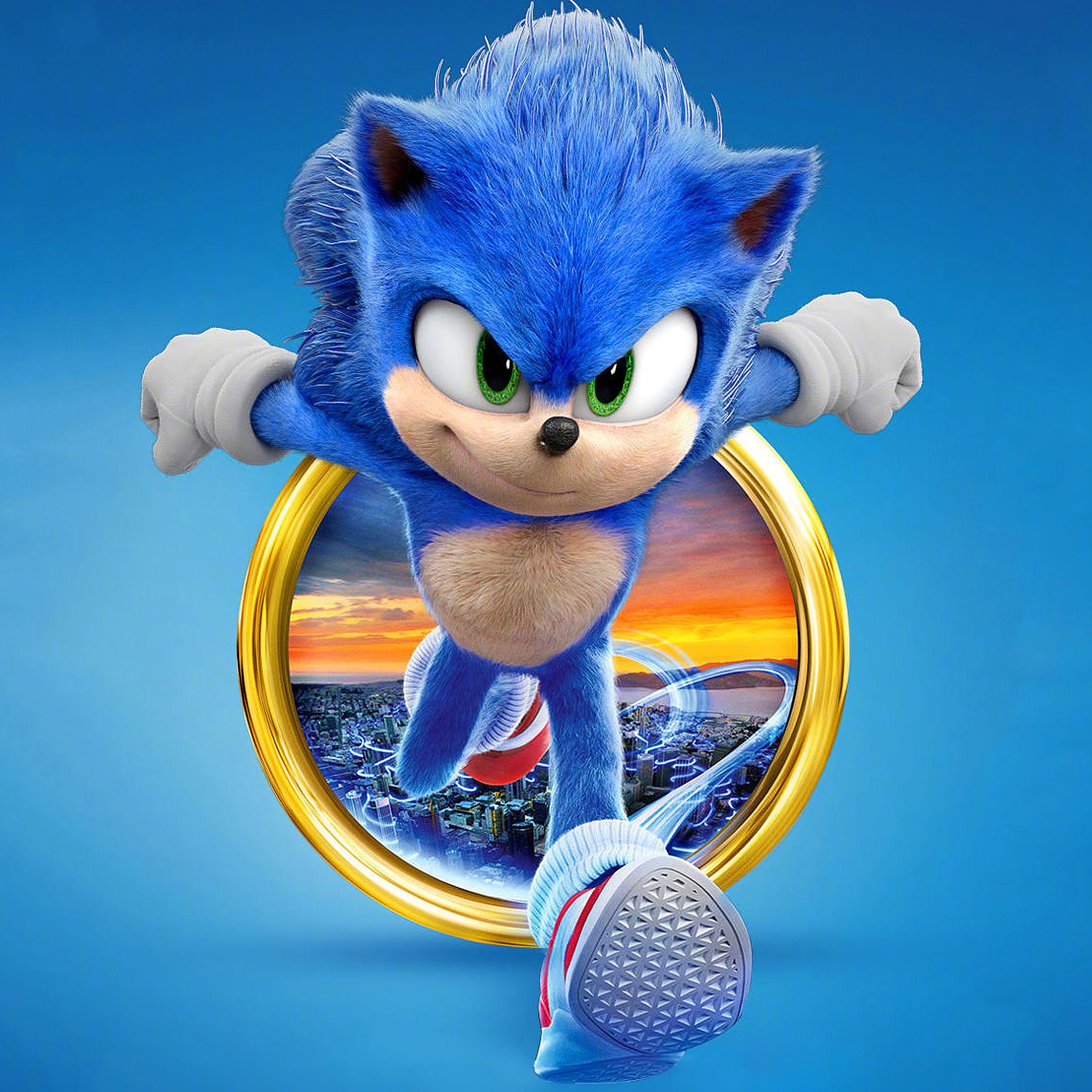 2048x2048 Sonic The Hedgehog 2020 4k iPad Air HD 4k Wallpaper
