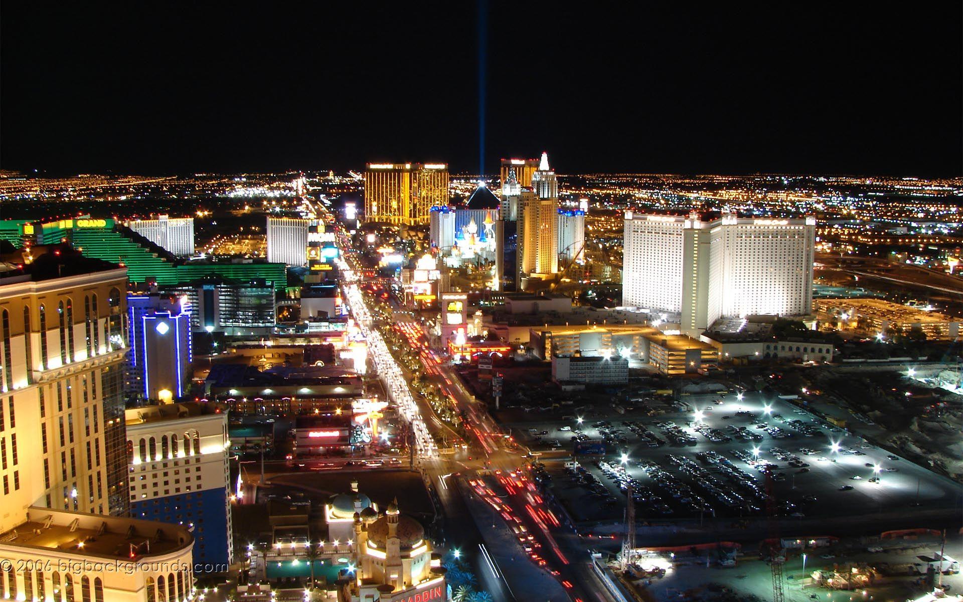 1920x1200 Las Vegas Strip City Night Lighting Wallpaper Ultra HD 1920x1200 :