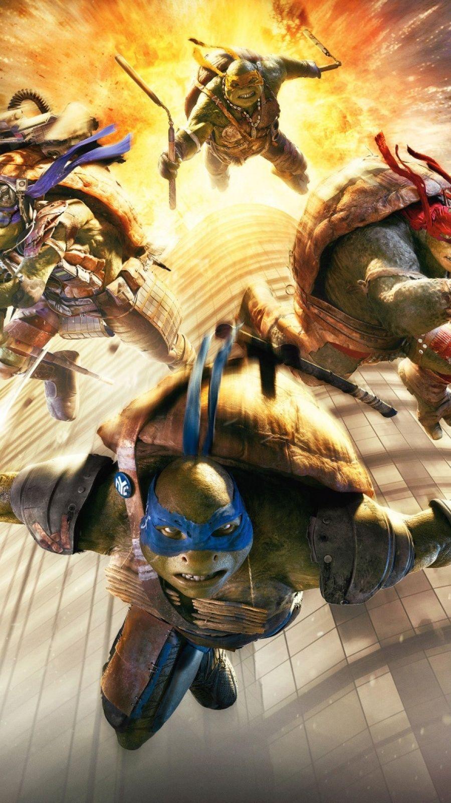 Download Teenage Mutant Ninja Turtles Comic Book With An Intense Battle  Wallpaper  Wallpaperscom