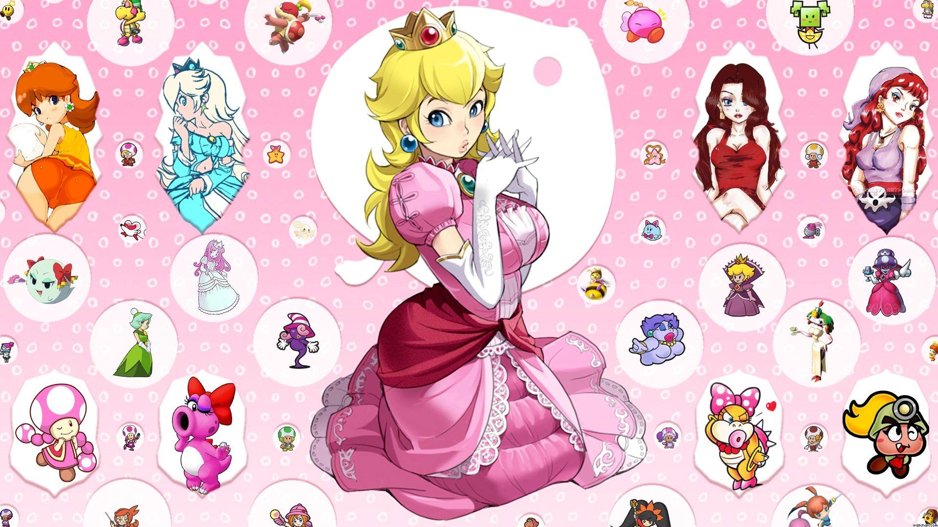 1920x1080 black, Princess, Peach Wallpaper HD / Desktop and Mobile Background