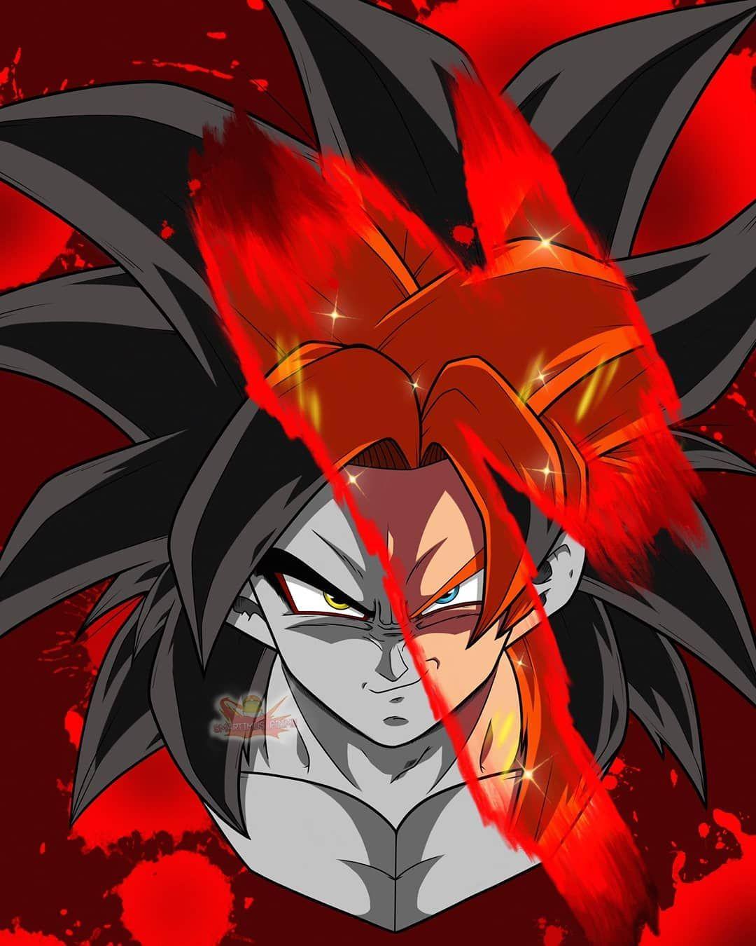 dbz gogeta ssj4 wallpaper