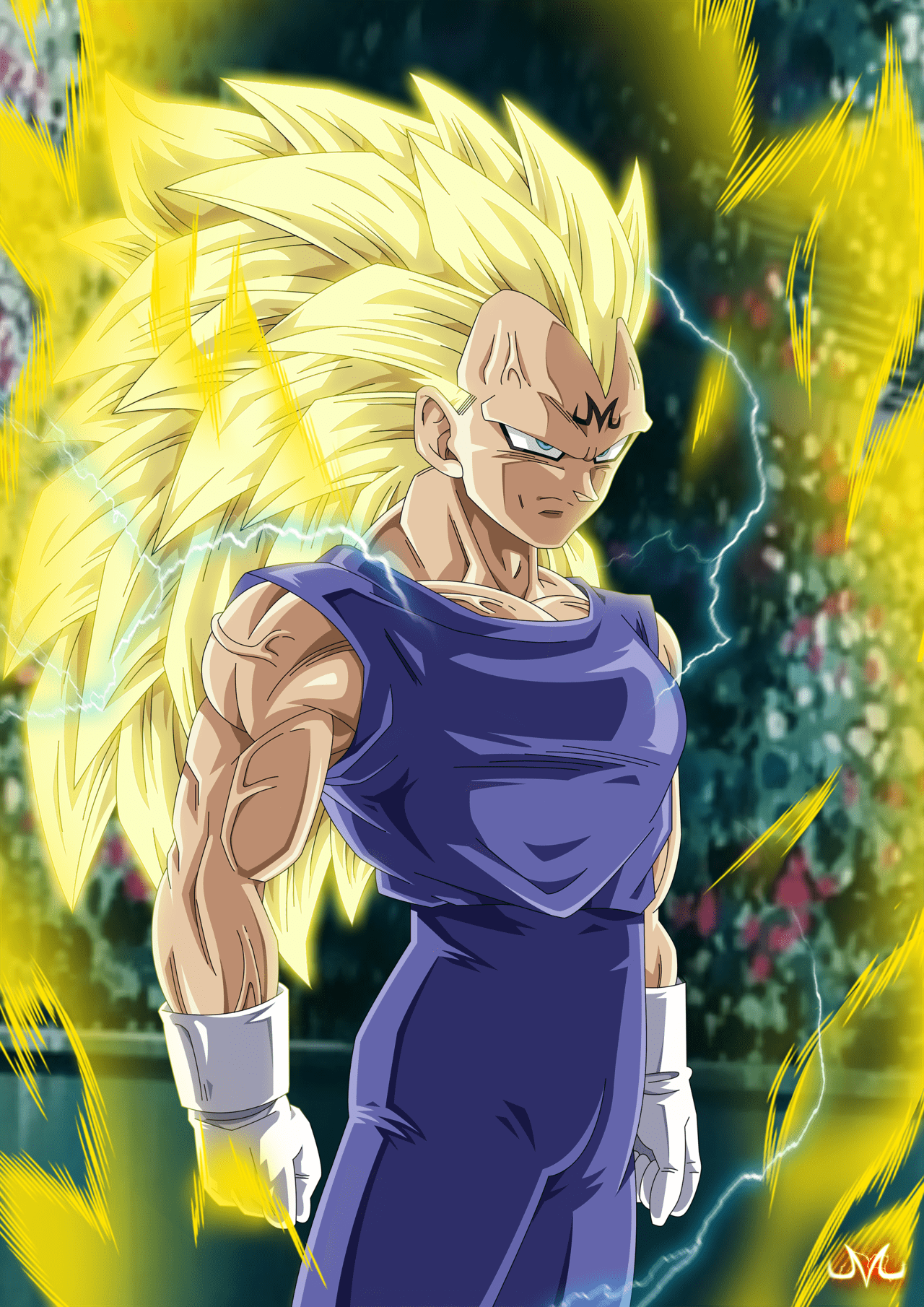 1280x1810 Free download Majin Vegeta SSJ3 by Maniaxoi [1280x1810]