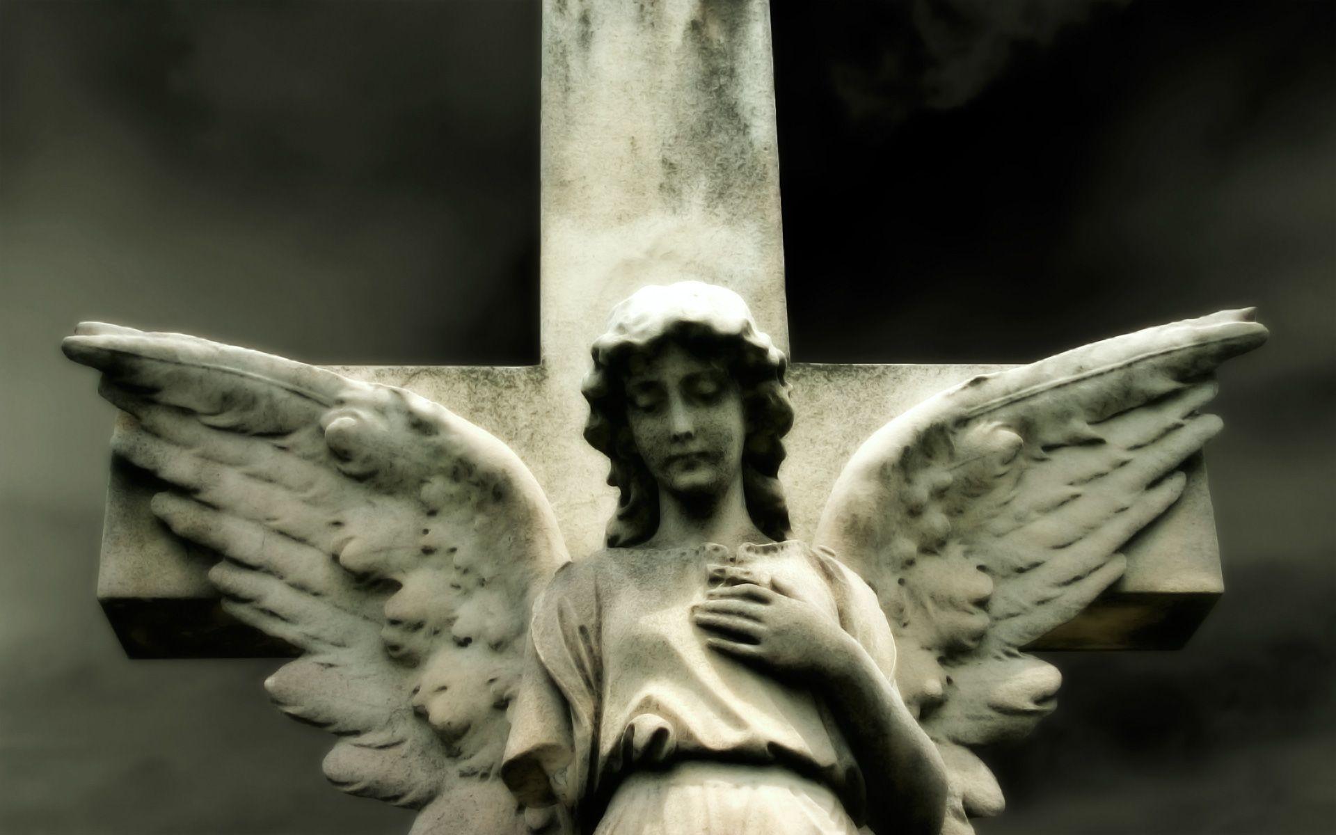 1920x1200 Guardian Angel Statue Homepage