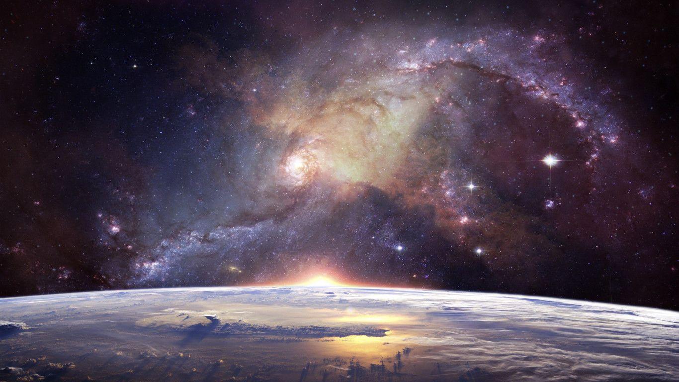 1366x768 Download wallpaper: Cosmos, constellation, galaxy, stars 1366x768
