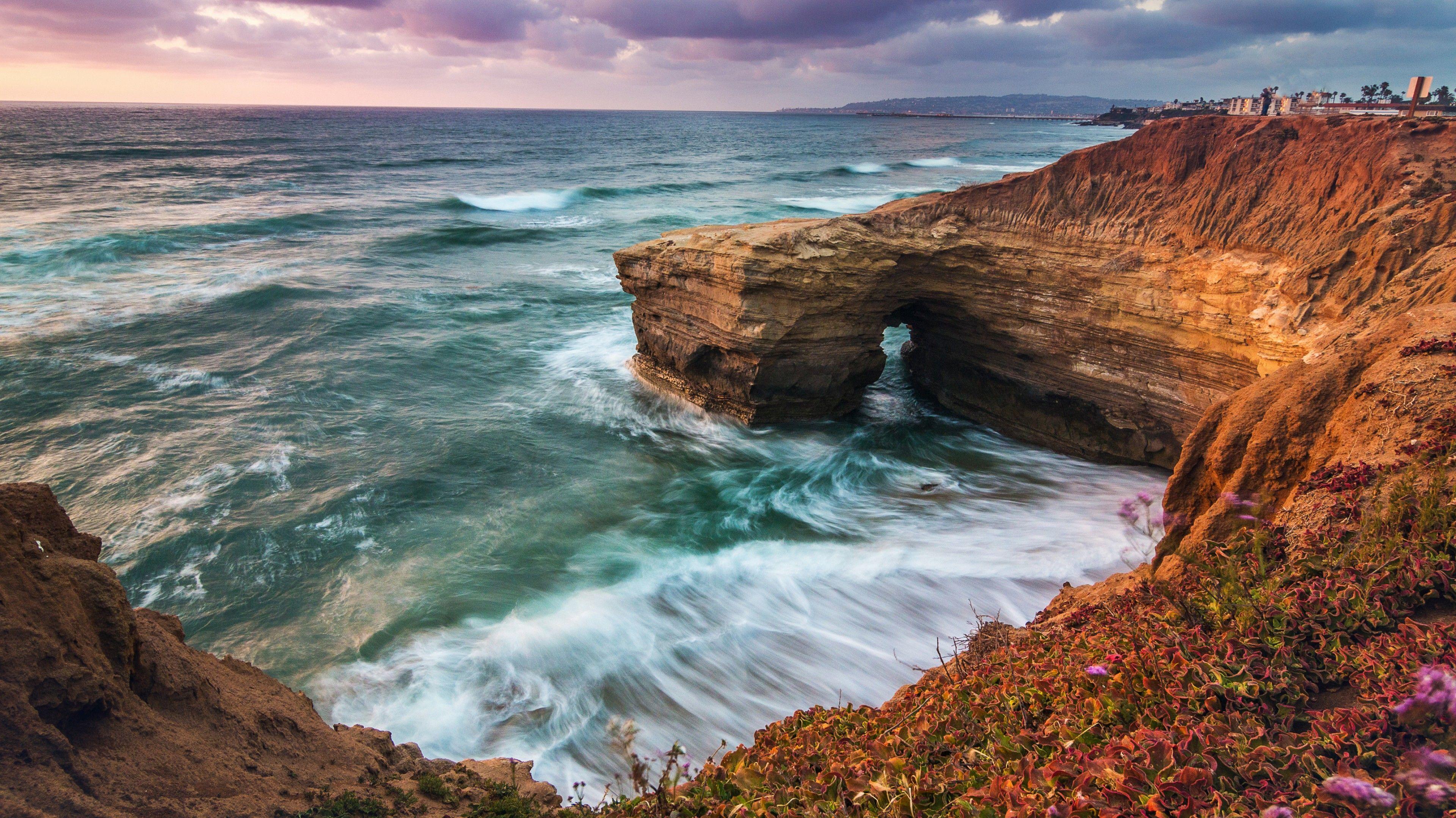 3840x2160 Wallpaper Corona Del Mar, 4k, 5k wallpaper, California, USA, Best Beaches in the World, travel, tourism, sunset, sunrise, sea, OS