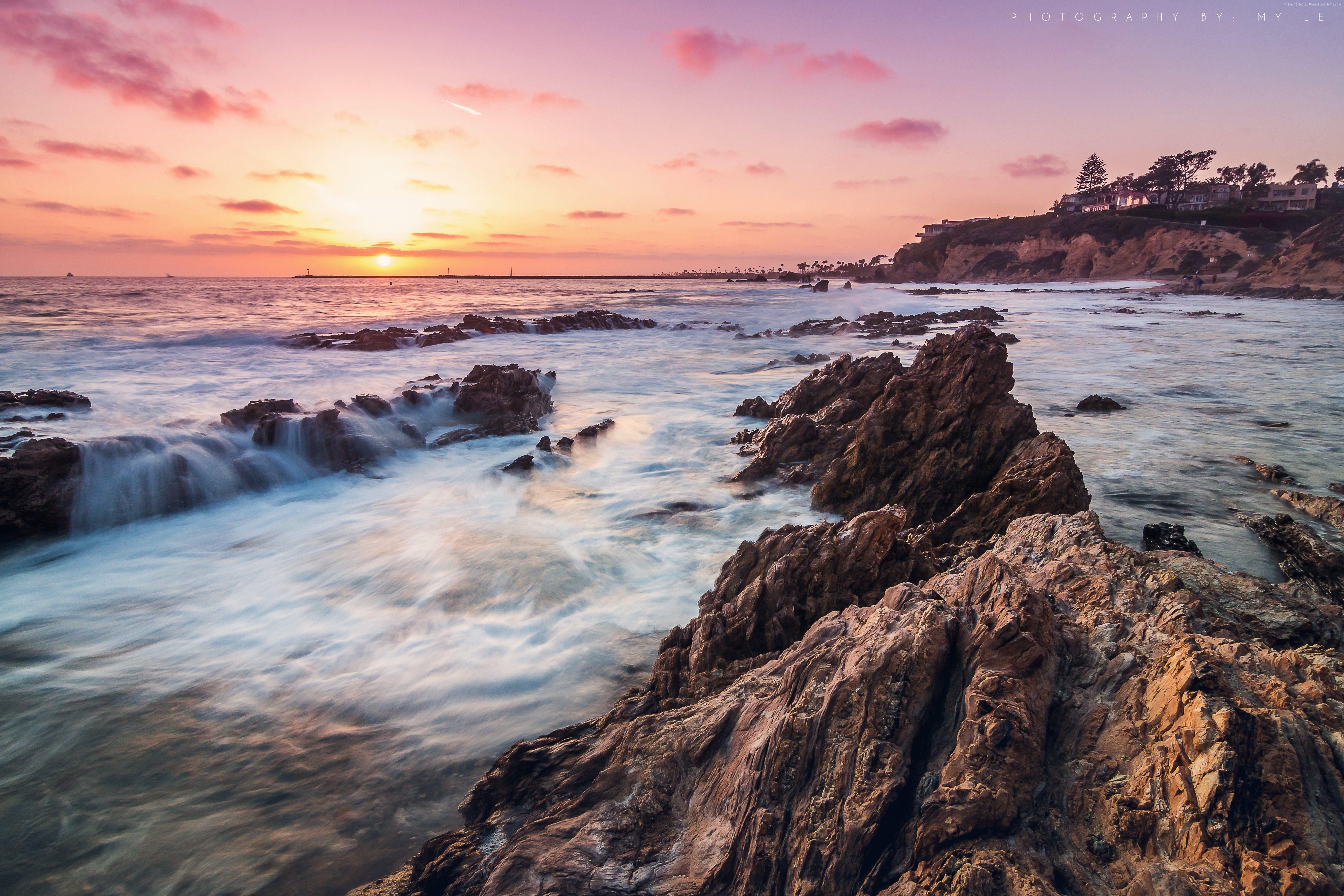 5361x3574 #sea, #USA, #sunset, #Best Beaches in the World, #Corona Del Mar, #travel, k, k wallpaper, #California, k, #sunrise, #tourism Gallery HD Wallpaper