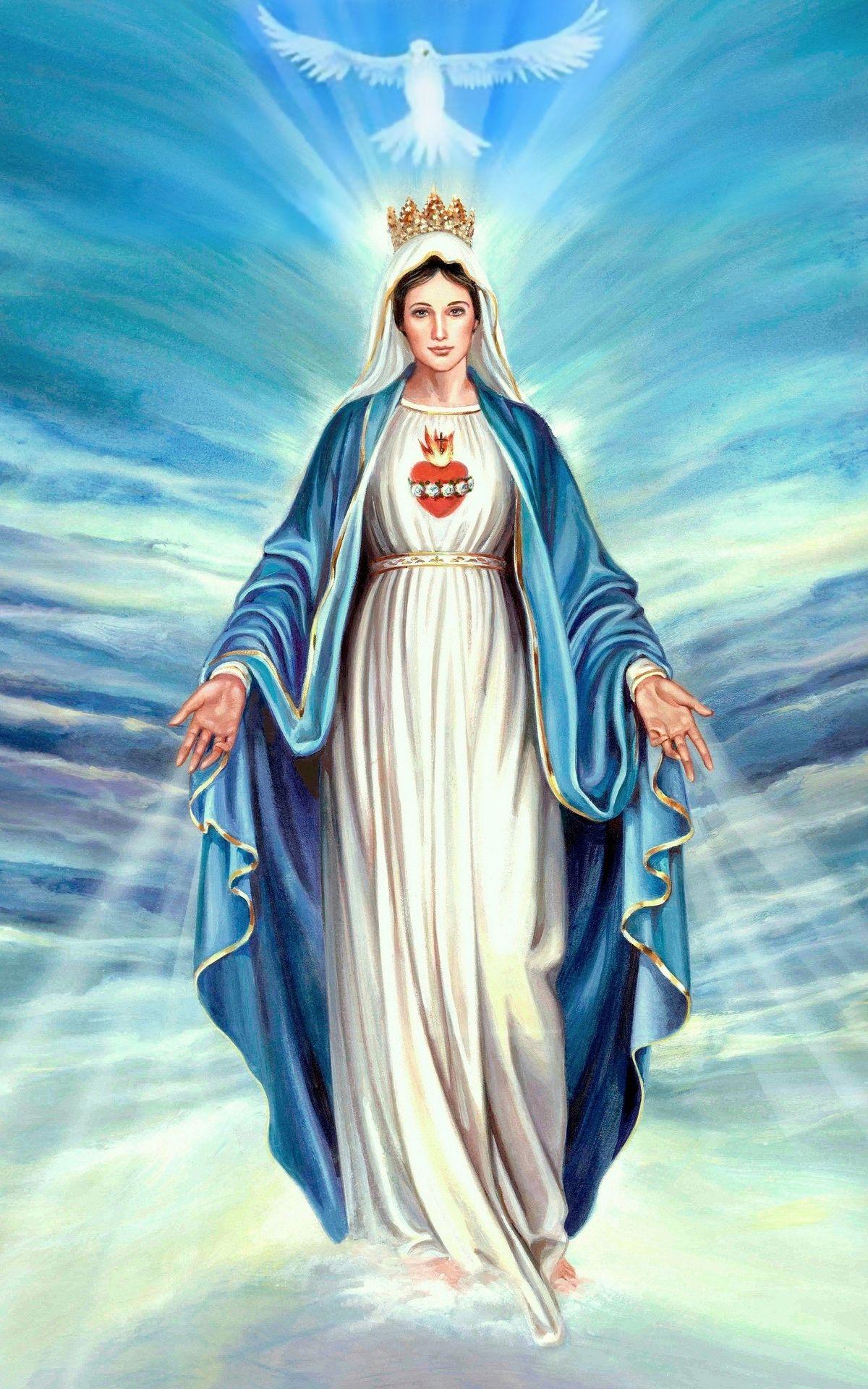 Holy Mary Wallpapers - Top Free Holy Mary Backgrounds - WallpaperAccess