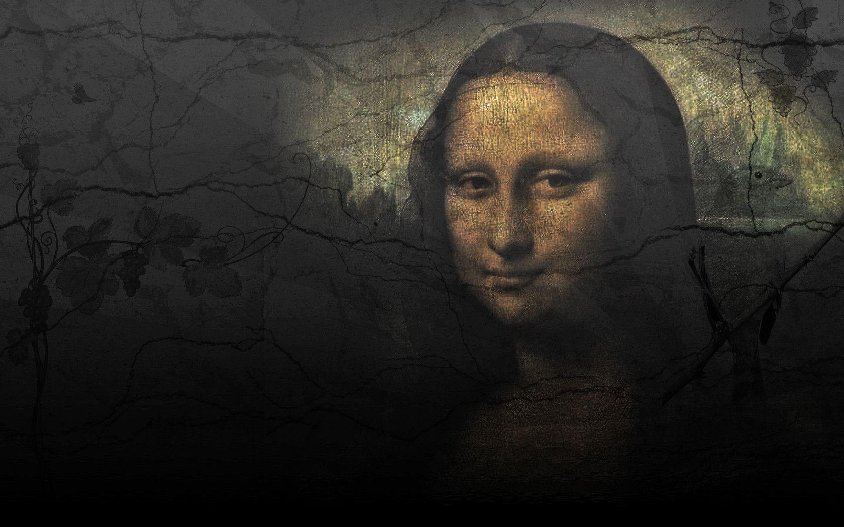 1680x1050 Mona Lisa Wallpaper