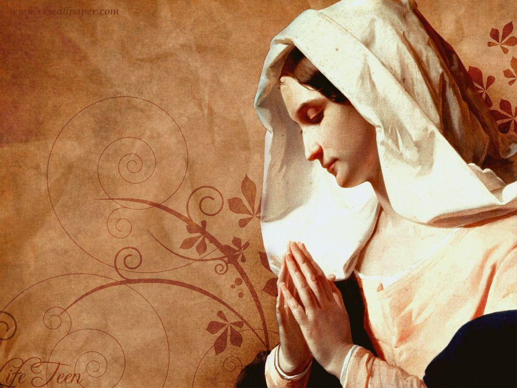 1024x768 Free download mother mary HD wallpaper for pc QUOTES AND