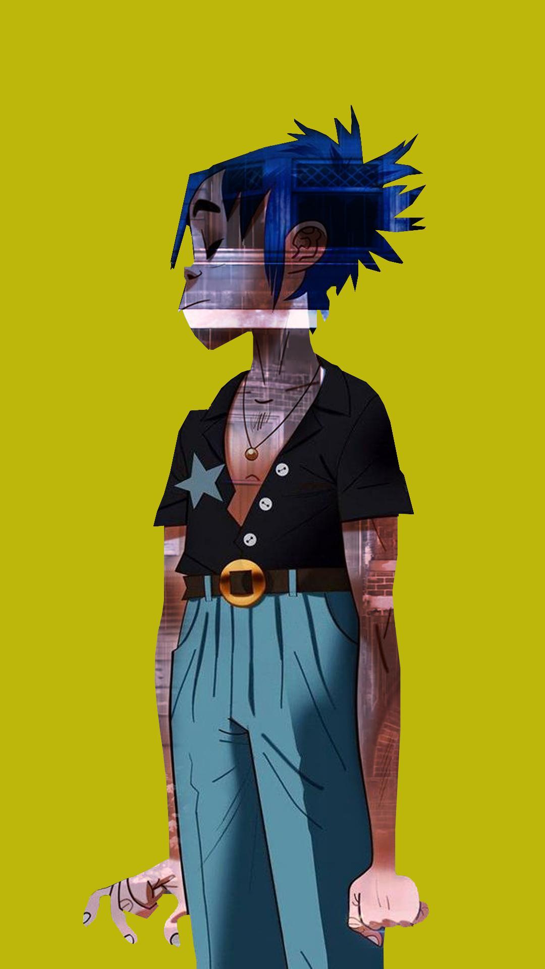 1080x1920 2D Wallpaper Gorillaz