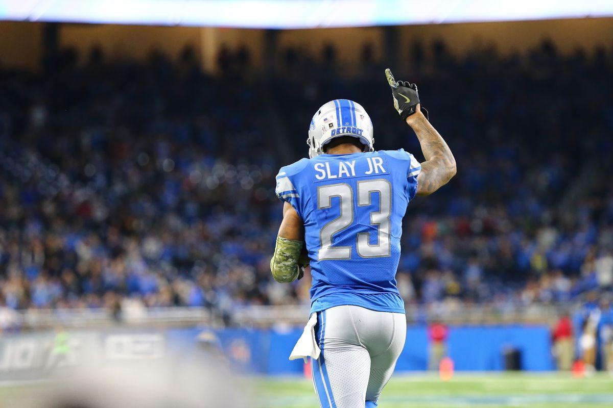 Download Darius Slay Walking Pointing Up Football Photography Wallpaper   Wallpaperscom