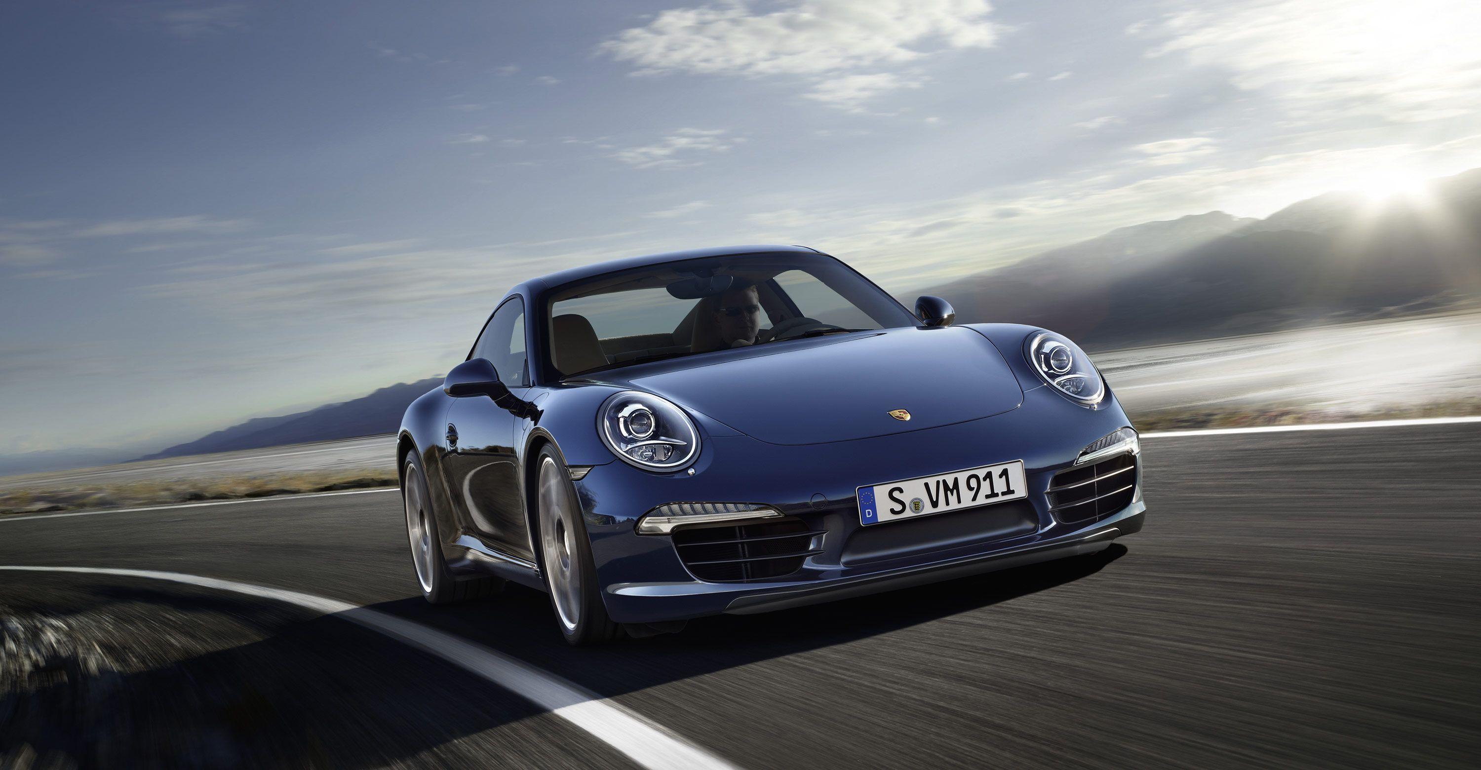 3000x1560 blue Porsche 911 Carrera S wallpaper
