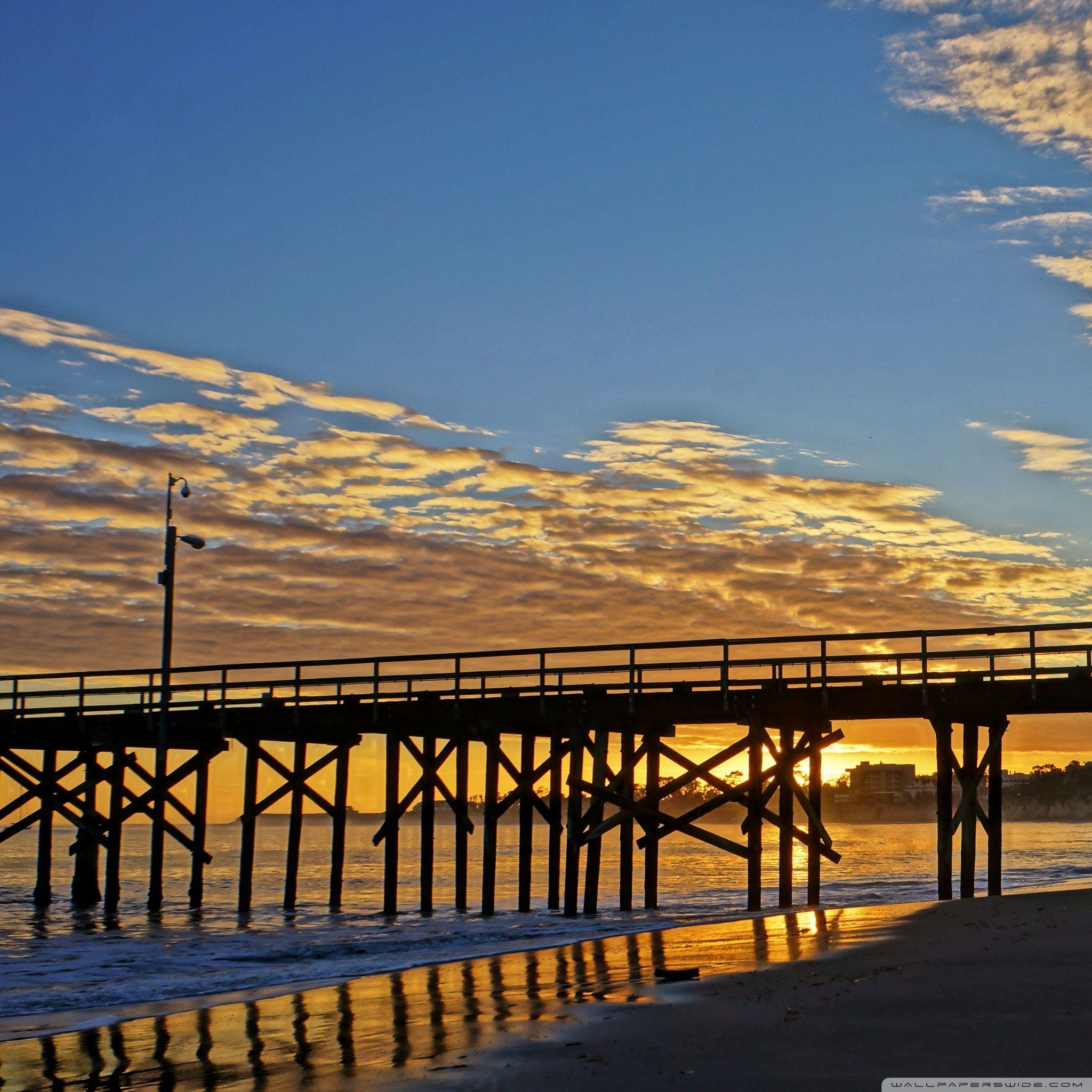 2048x2048 Santa Barbara Sunset Ultra HD Desktop Background Wallpaper for 4K