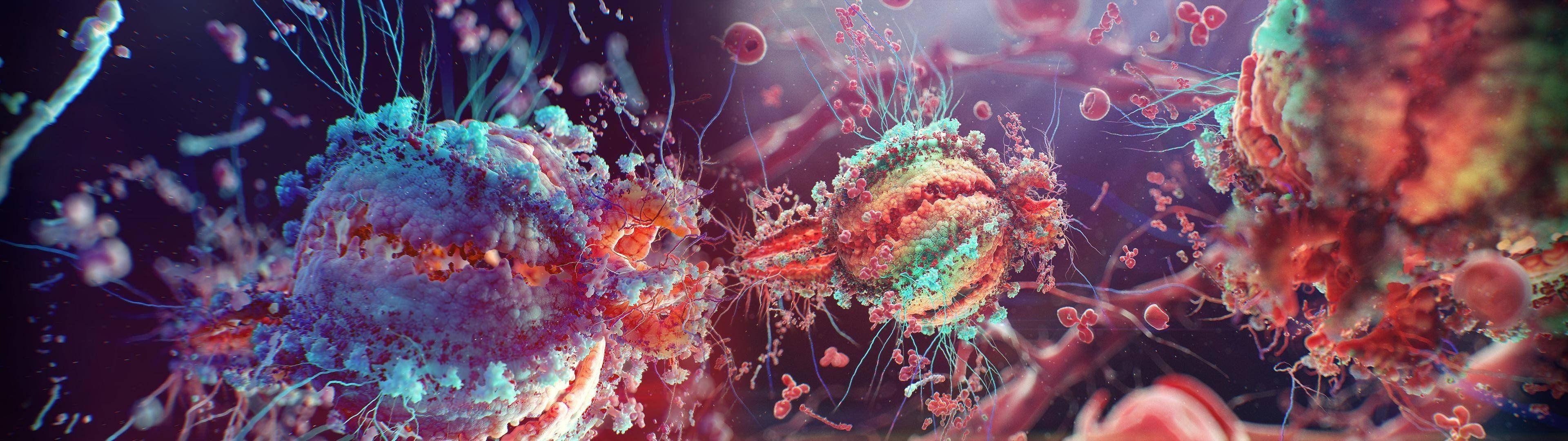 3840x1080 Virus medical biology detail medicine psychedelic science abstract