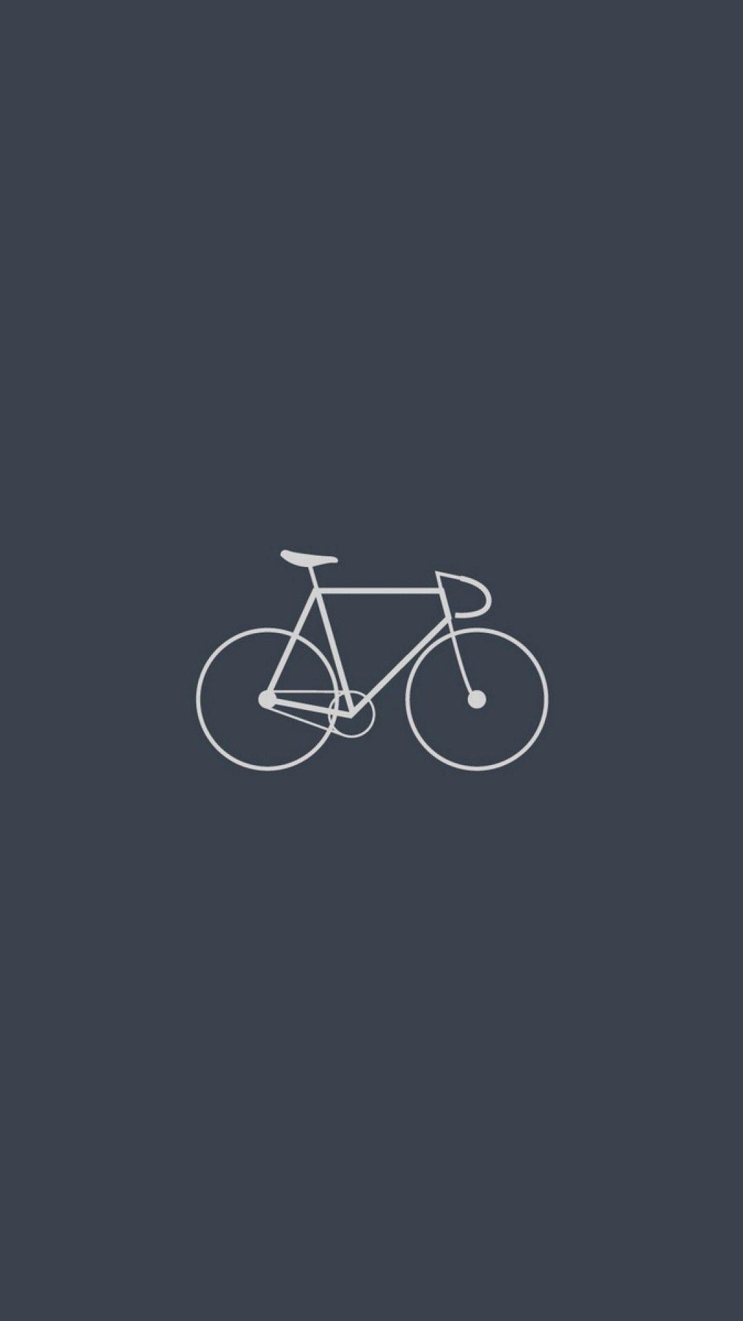 1080x1920 Preview Wallpaper Bicycle, Minimalism, Gray 1080×1920