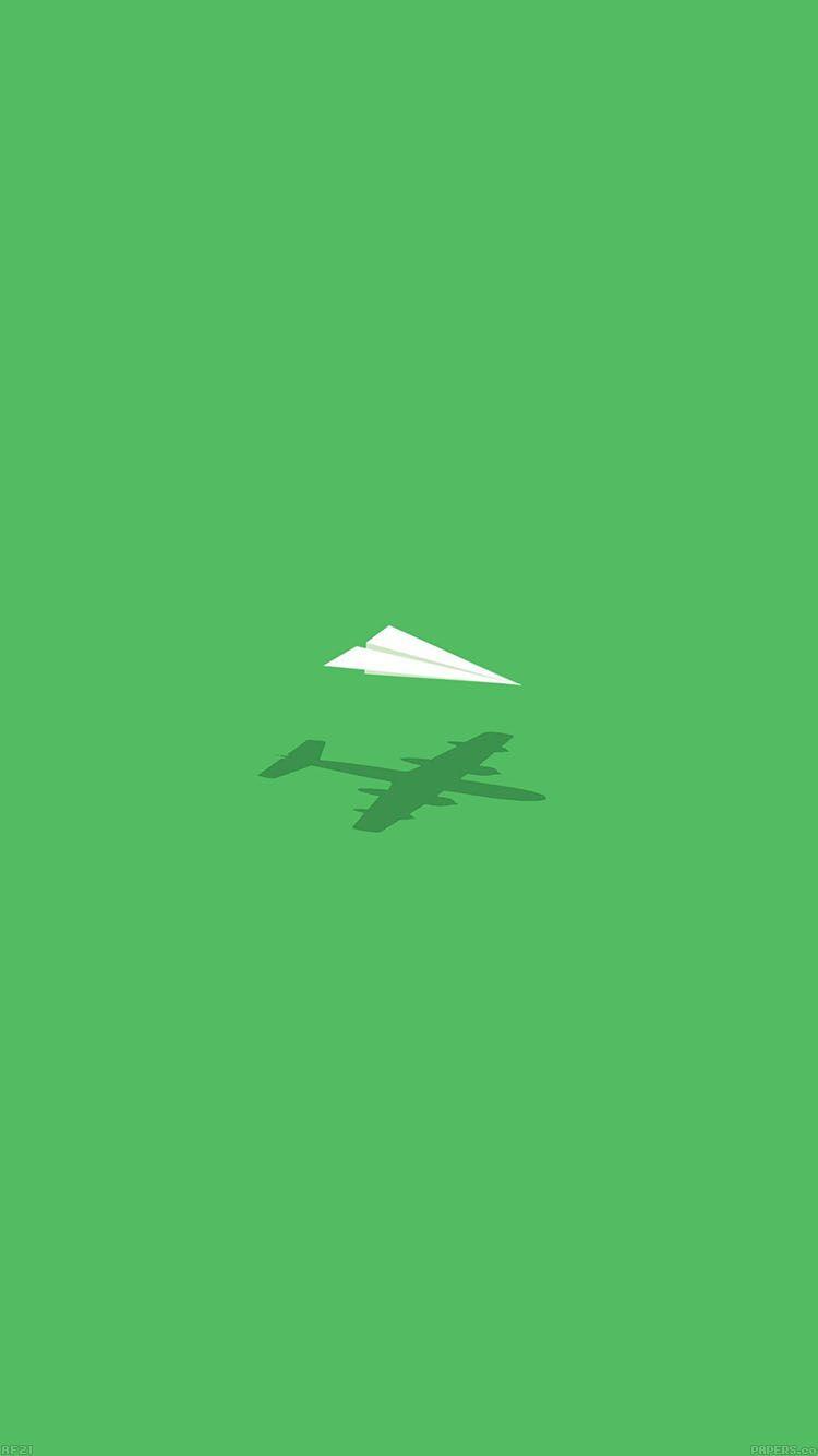 750x1334 iPhone 6 Wallpaper plane minimal art illust cute