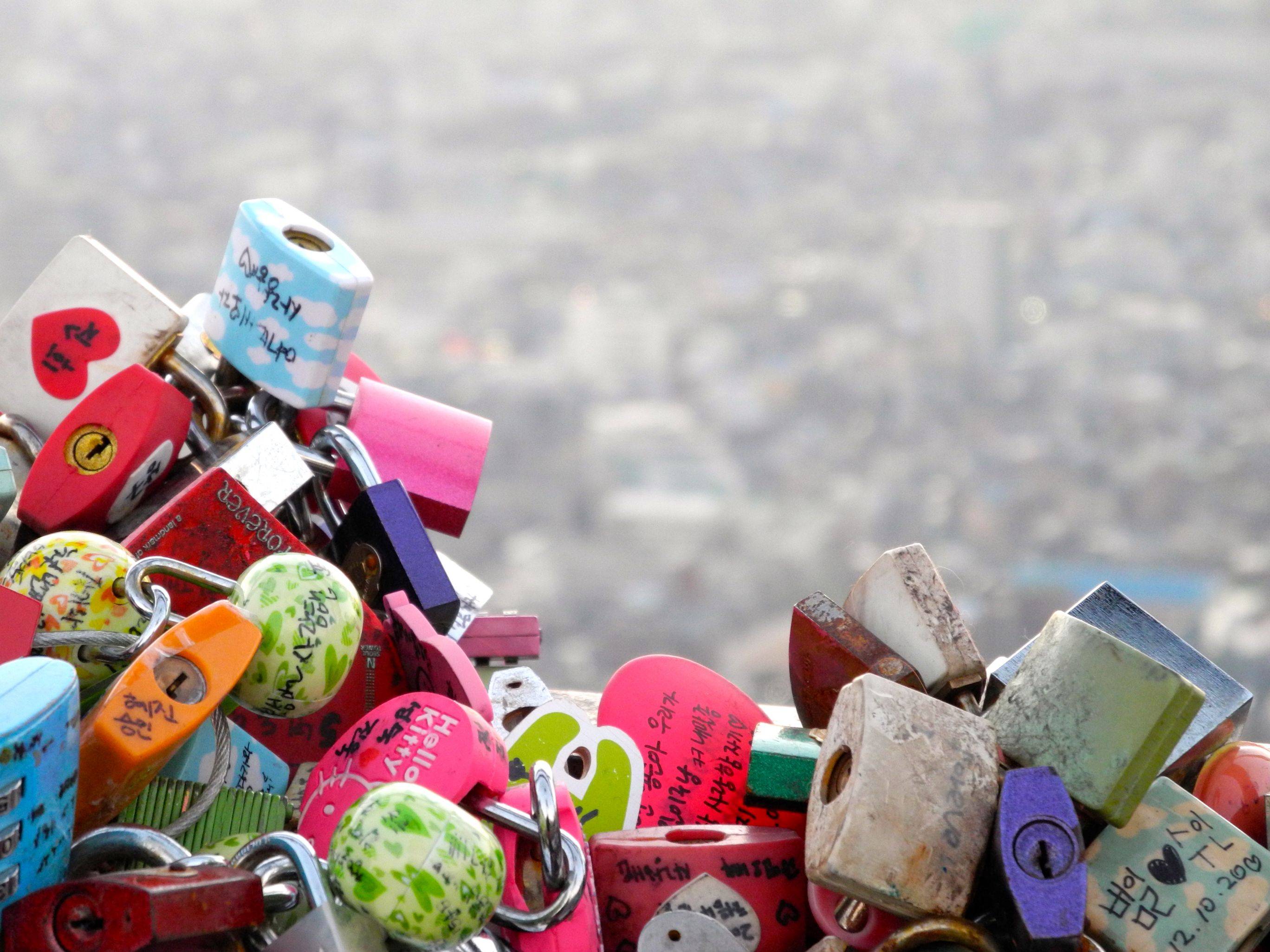 2736x2052 Here's my padlock picture Tower, Seoul, South Korea