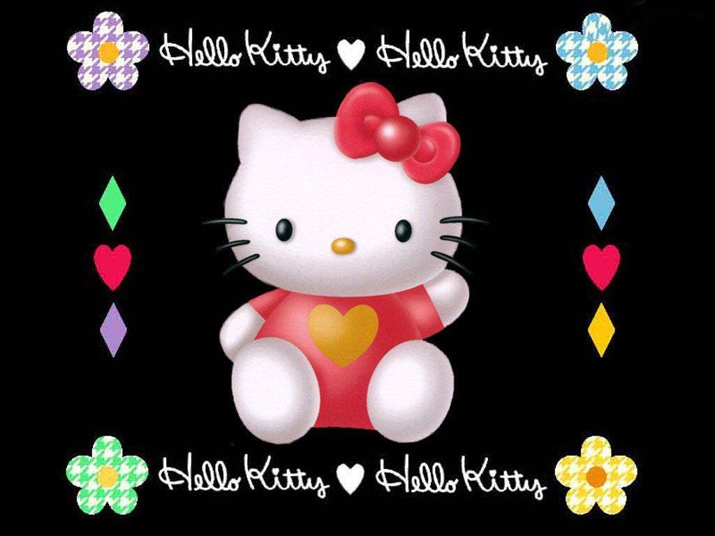 Hello kitty 3d. Блэк Китти. Хелло Китти обои. Хэллоу Китти. Обои на телефон с Хелло Китти.