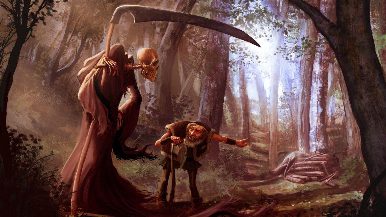 1244x700 Death scythe axes realistic grim reapers wallpaperx1080