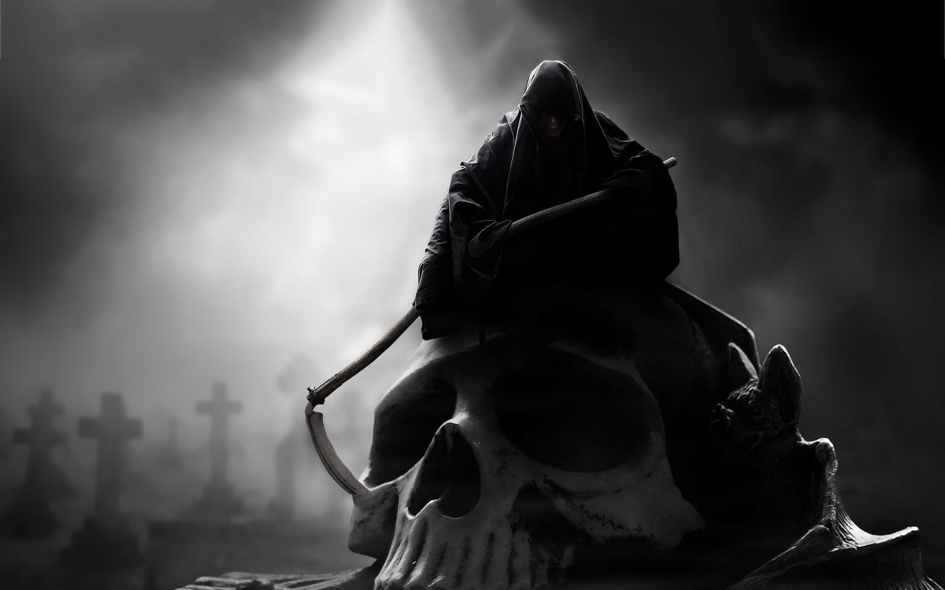 1920x1200 Badass Grim Reaper Wallpaper