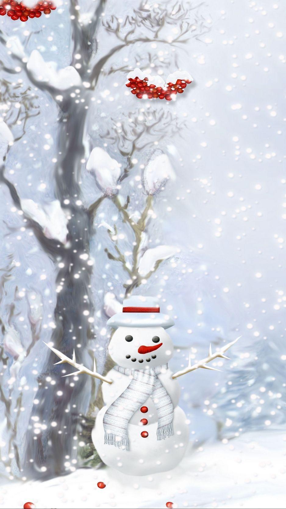Snowman Iphone Wallpapers Top Free Snowman Iphone Backgrounds Wallpaperaccess