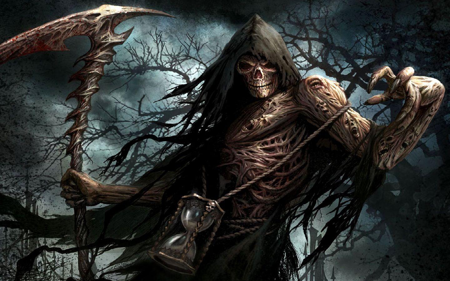 1440x900 (1440×900). Grim reaper art