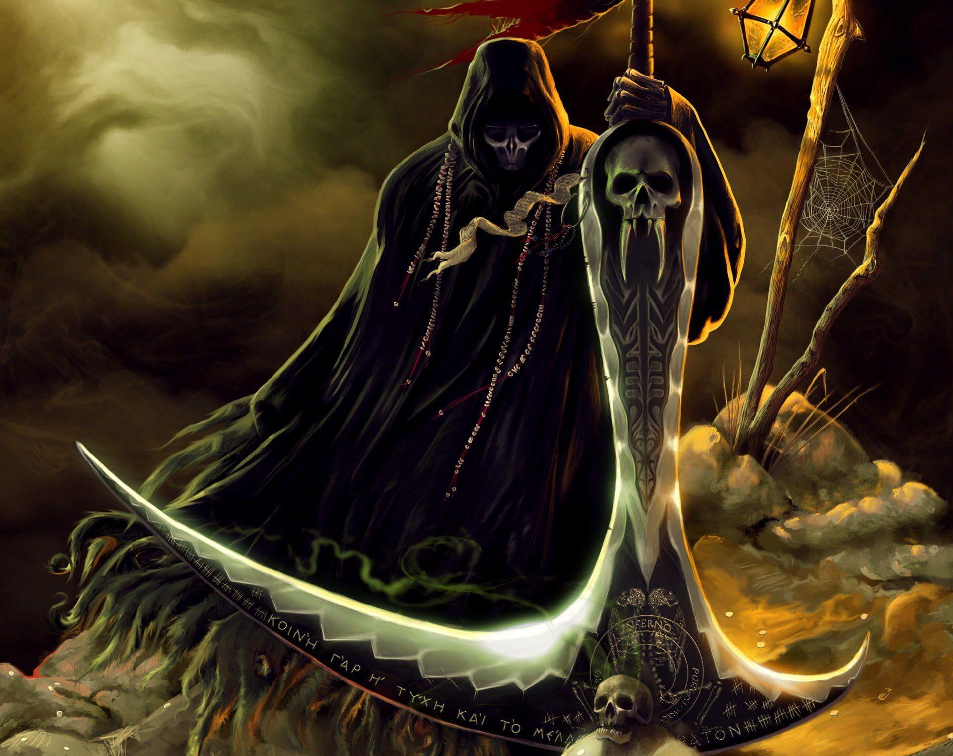 1920x1522 Wallpaper Grim Reaper Fanart