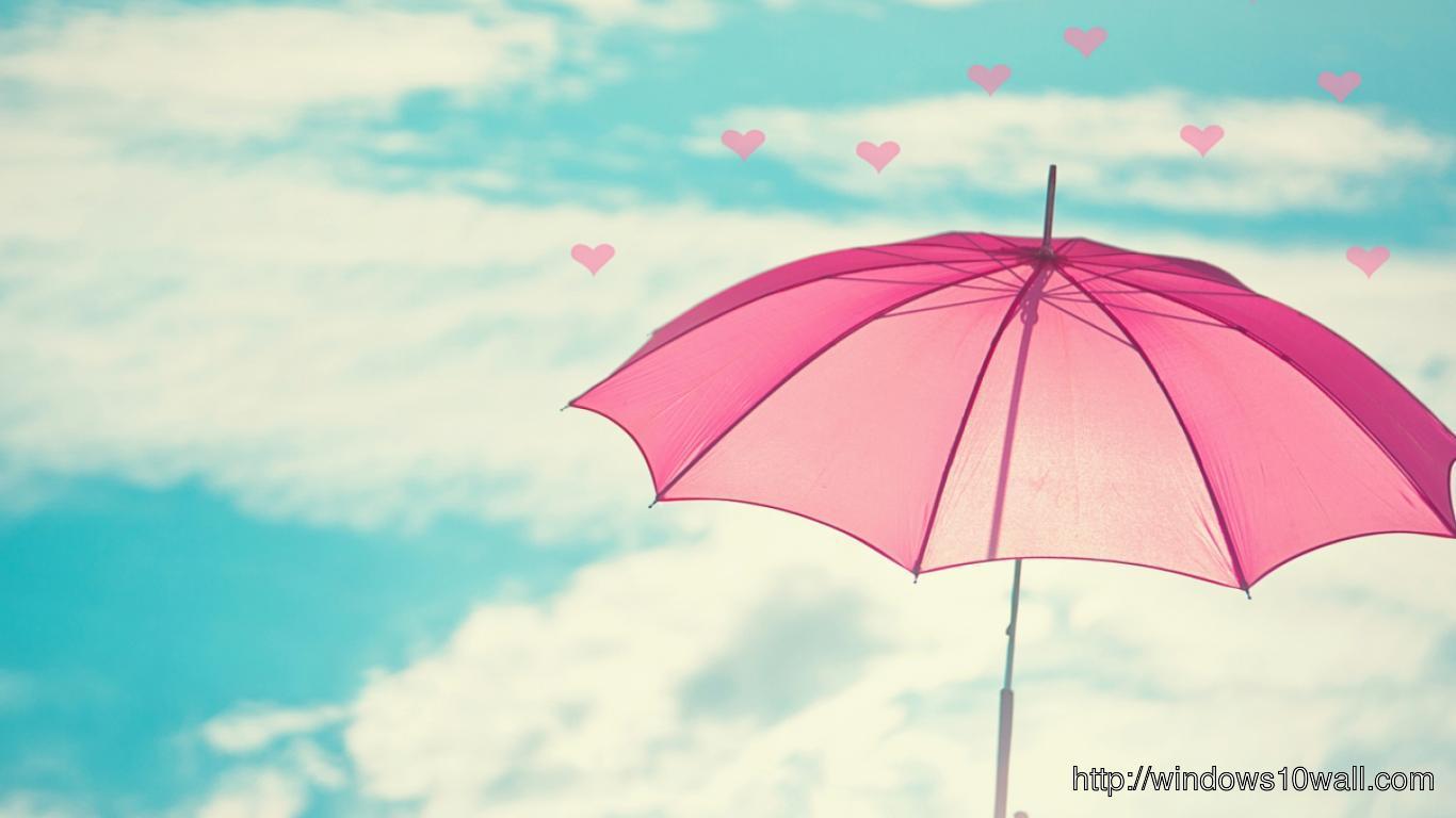 1366x768 Cute Umbrella Wallpaper For Mac tq