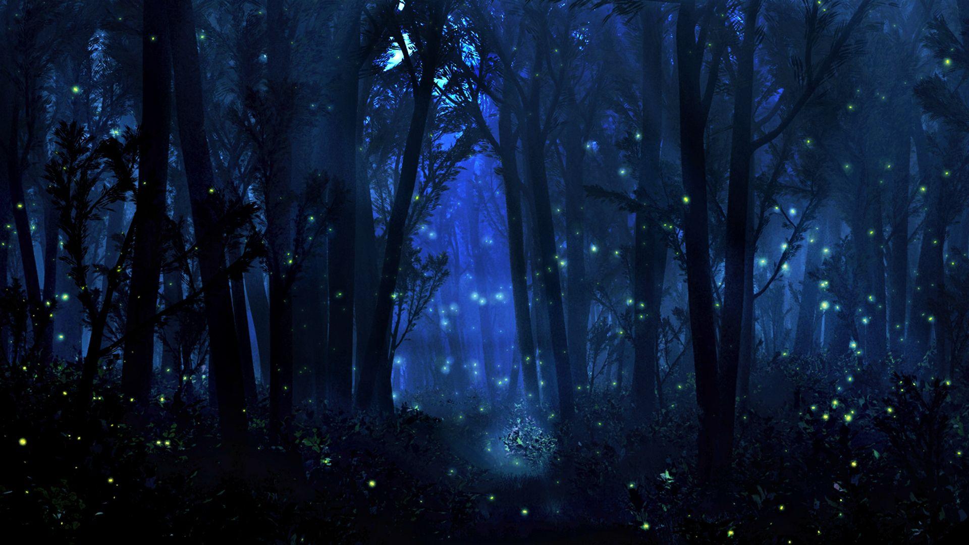 1920x1080 Blue Mystical Background. Blue