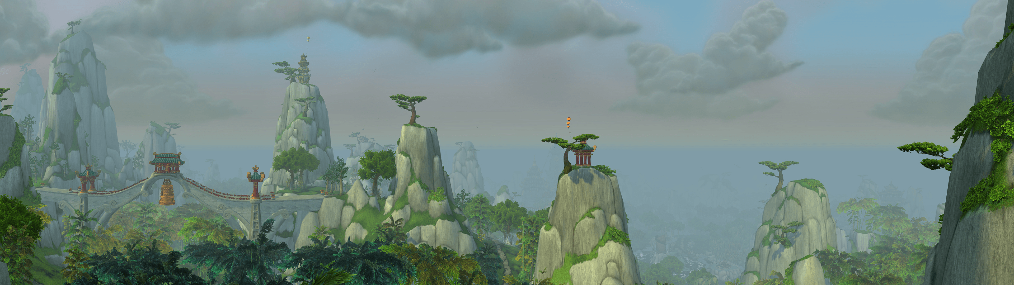 3840x1080 The Jade Forest Widescreen Dual Screen 3840x1080