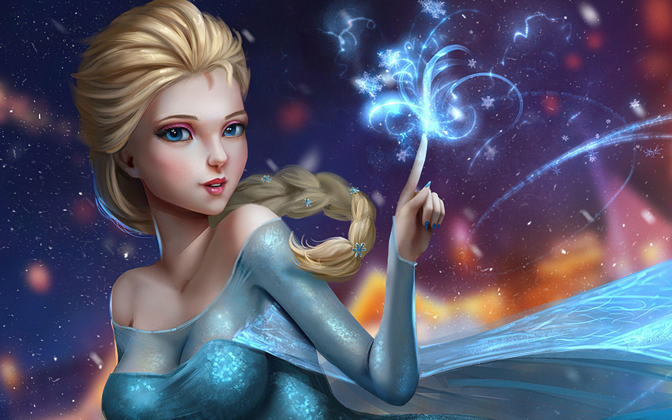 2560x1600 Elsa Frozen Fantastic Art 4k 2560x1600 Resolution HD 4k