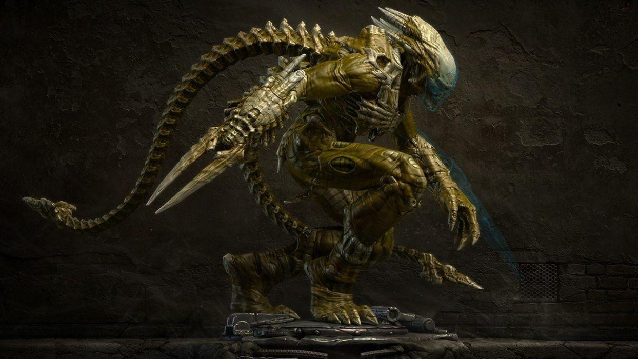 1244x700 ALIEN art 3D wallpaperx1080