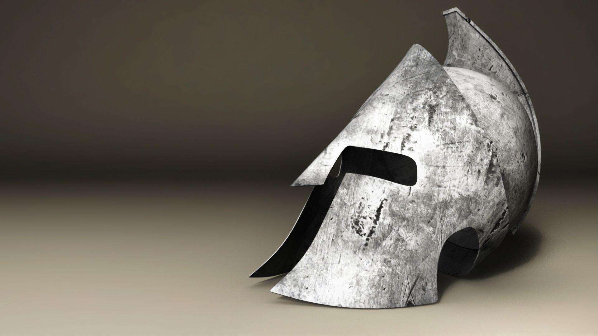 1920x1080 Spartan Helmet Wallpaper