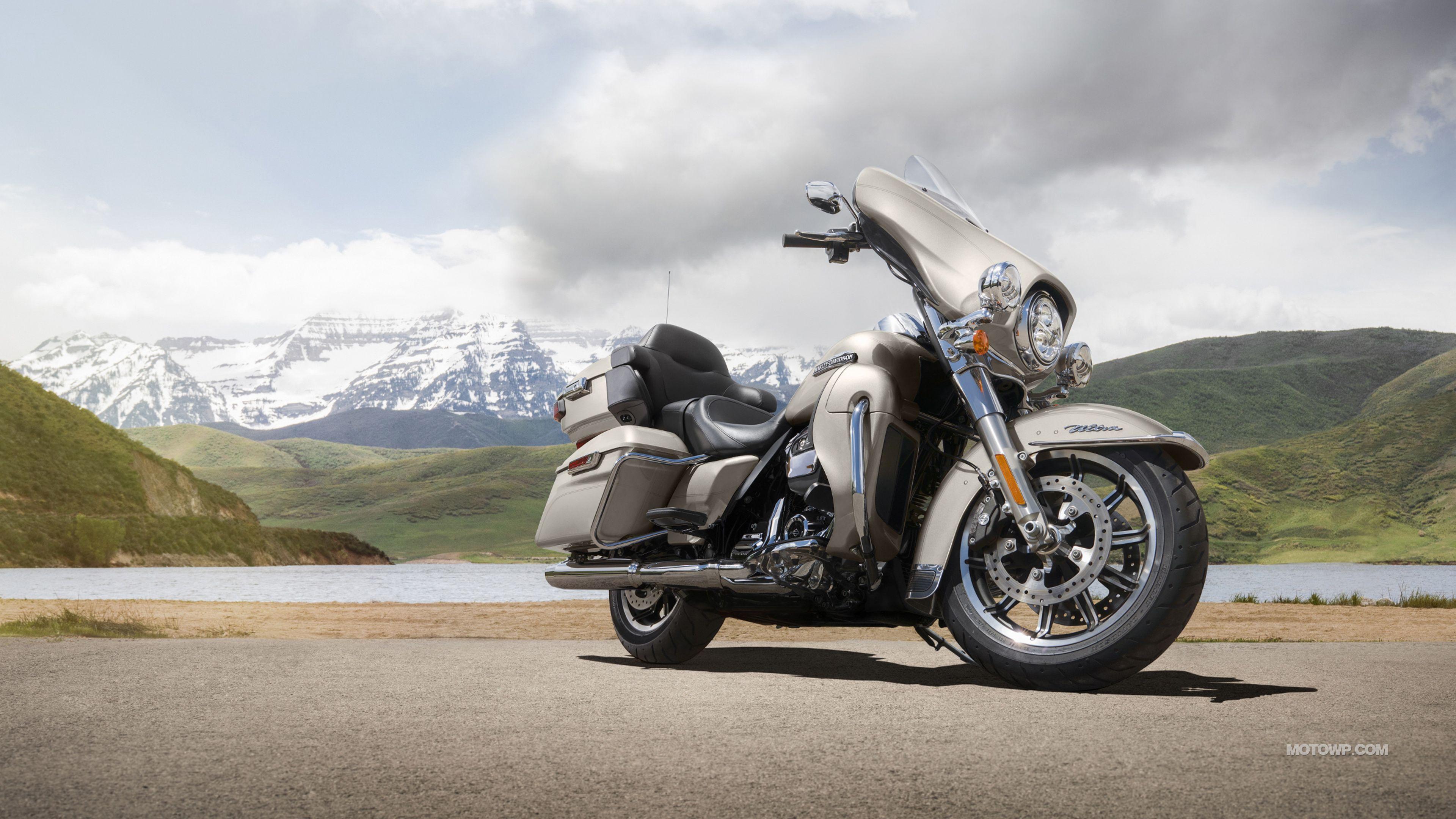 3840x2160 Motorcycles Desktop Wallpaper Harley Davidson Touring Electra Glide Ultra Classic