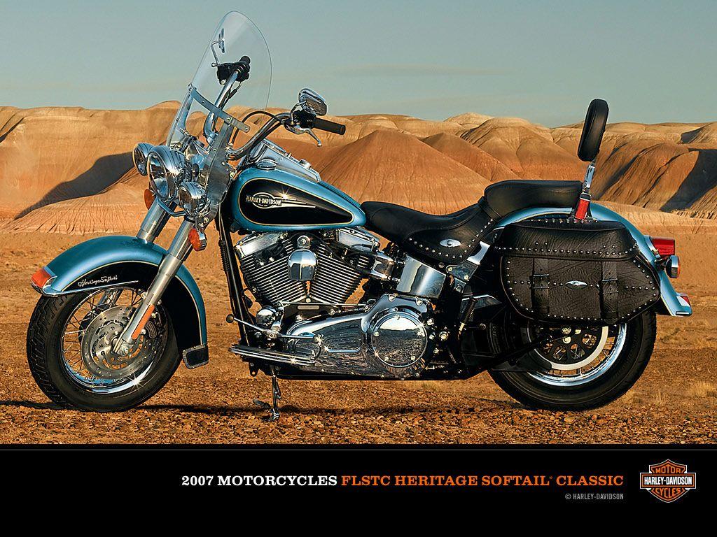 1024x768 Harley Davidson FLSTC Heritage Softail Classic < Motorcycles < Vehicles < Desktop Wallpaper