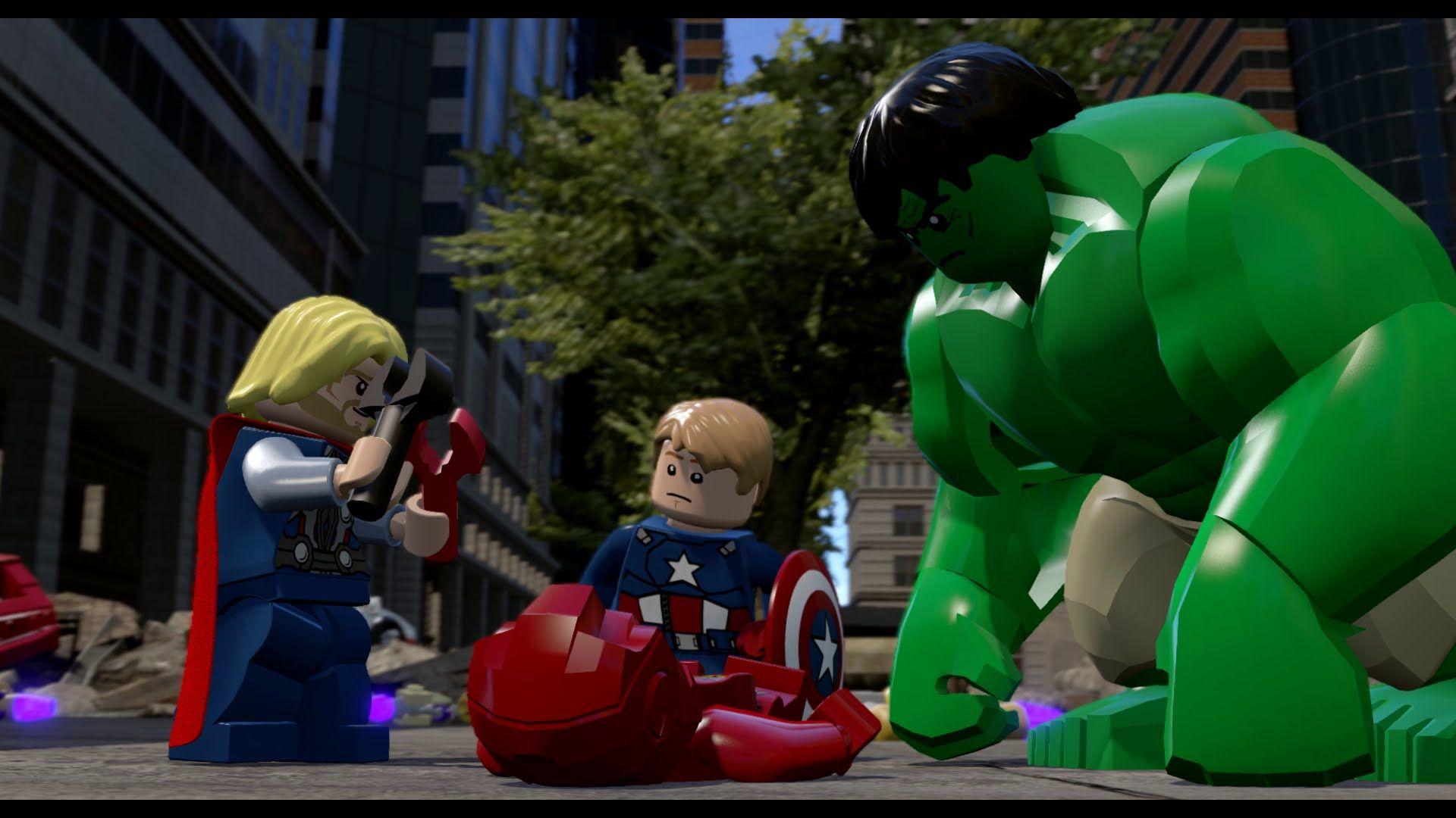 1920x1080 Hulk Kissing IronMan : LEGO Marvel AVENGERS Funny Moment